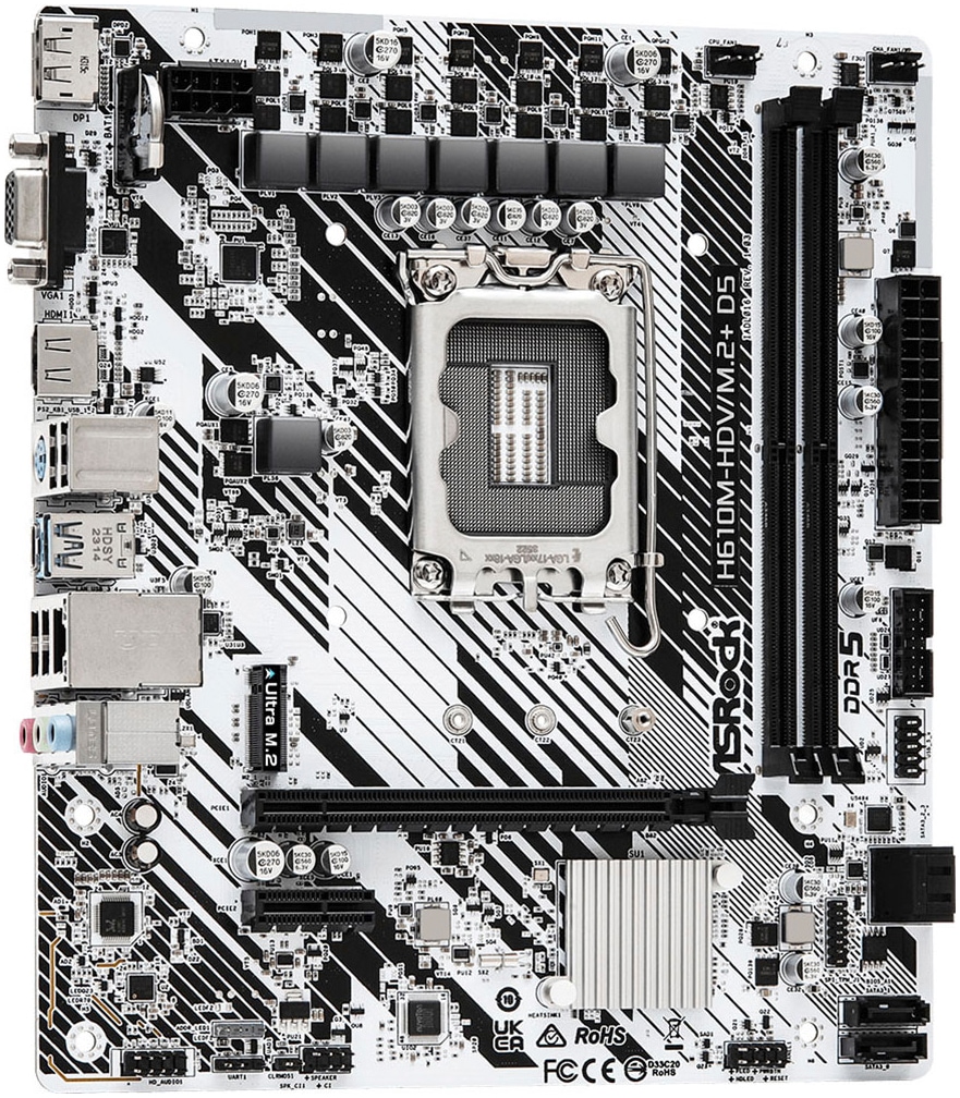 Asrock Mainboard »H610M-HDV/M.2+ D5«
