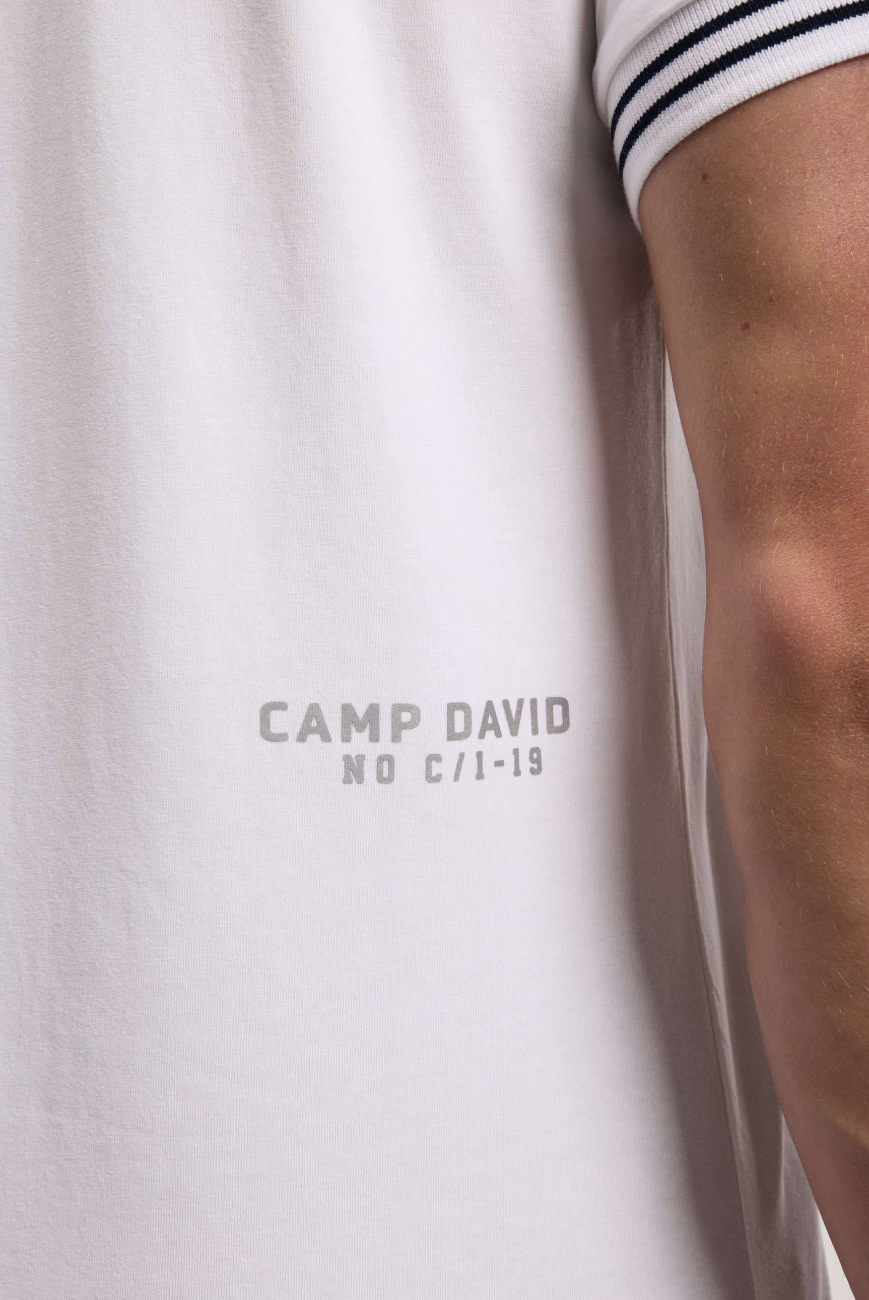 CAMP DAVID Poloshirt mit reflektierenden Details
