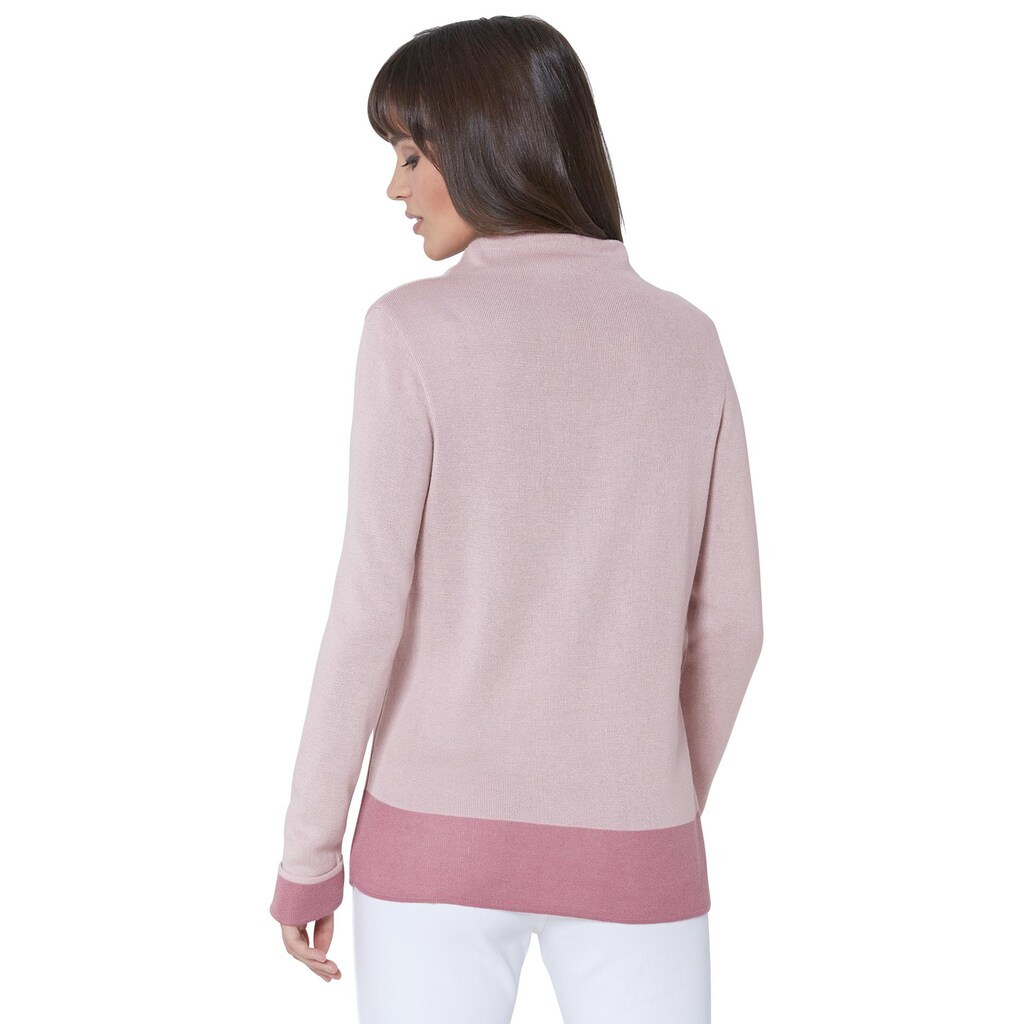 Inspirationen Stehkragenpullover »Pullover«