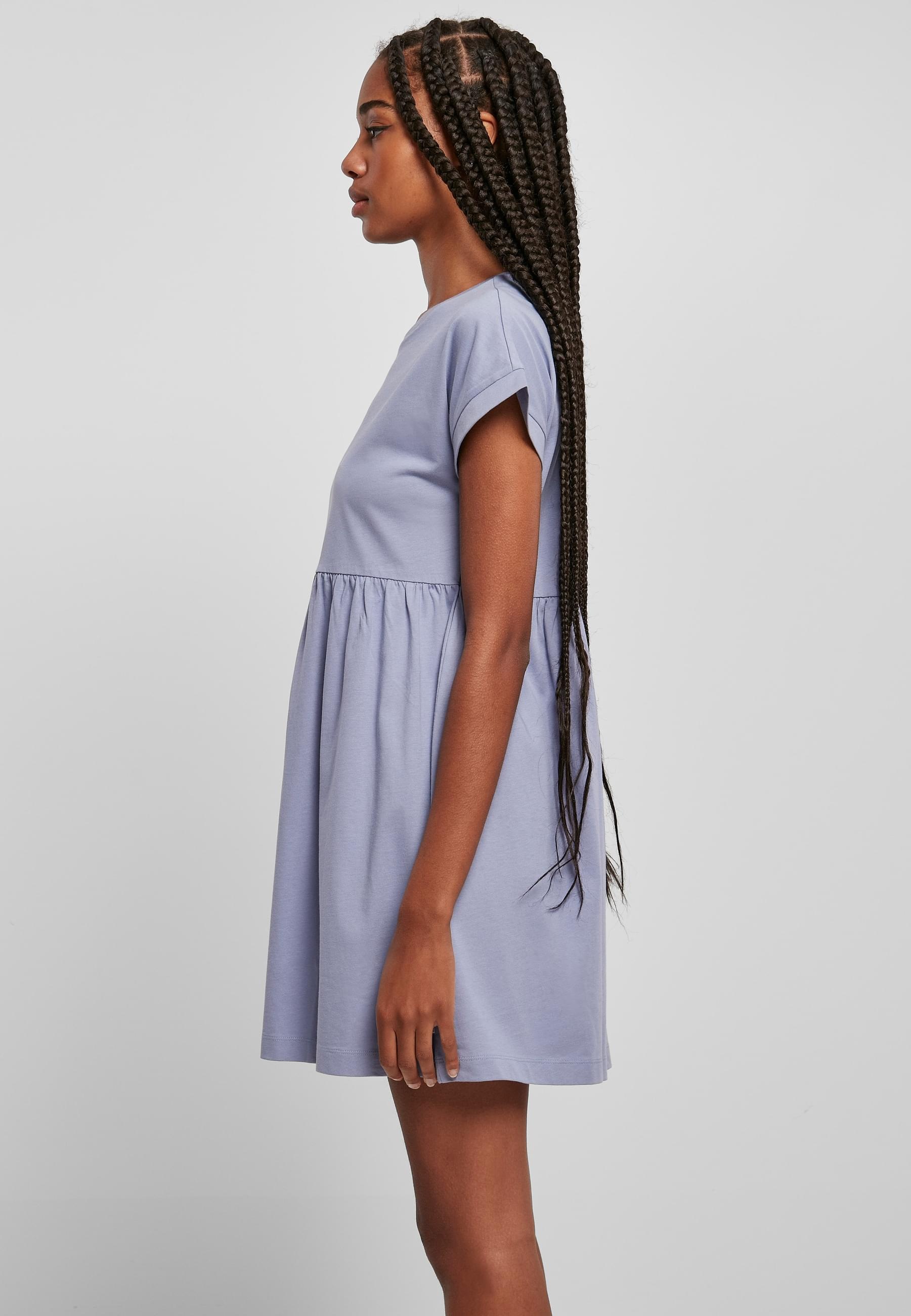 URBAN CLASSICS Shirtkleid »Urban Classics Damen Ladies Organic Empire Valance Tee Dress«, (1 tlg.)