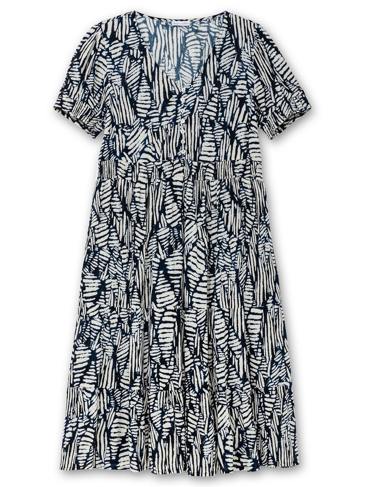 sheego by Joe Browns Sommerkleid »Große Größen«, mit Grafikprint und Volantsaum