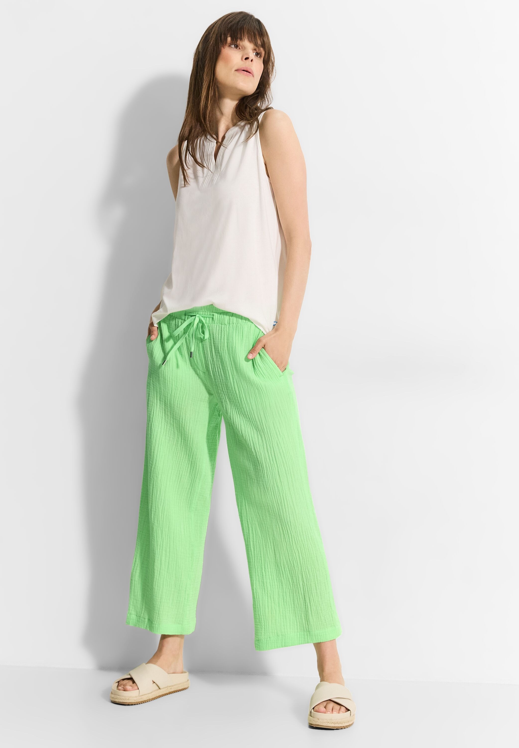 Cecil Stoffhose, High Waist