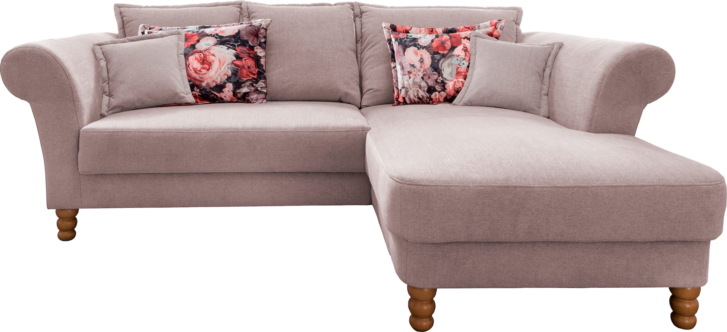 Home affaire Ecksofa "Tassilo Mega Polsterecke mit Kaltschaum im Sitz, bequ günstig online kaufen