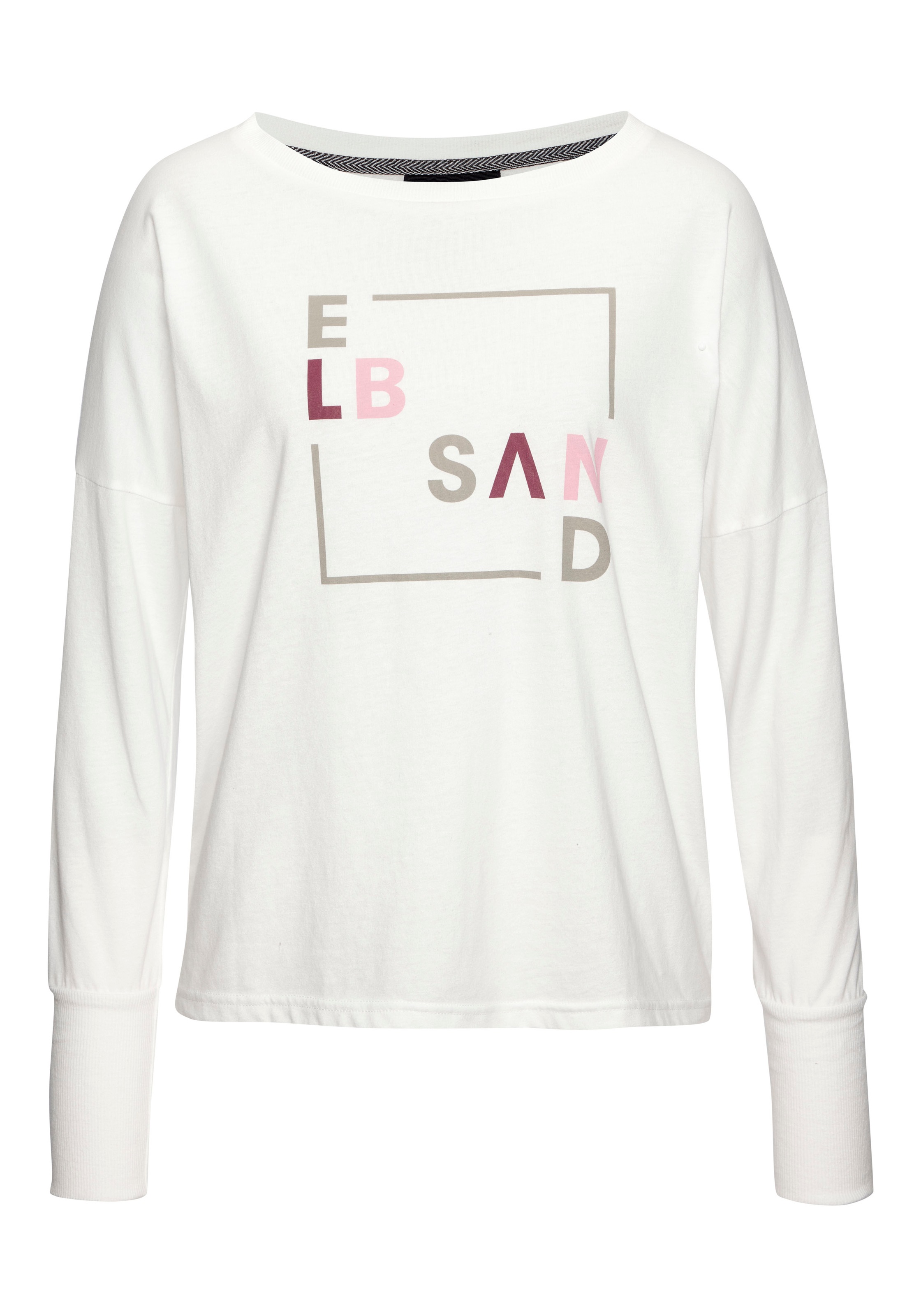 Elbsand Langarmshirt, mit Frontdruck, Longsleeve, lockerer Schnitt günstig online kaufen