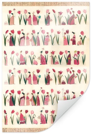 Tulpen Rote »Esszimmer St.), Küche«, | Poster, bestellen Wall-Art Wandposter Blumen, Bild, Poster BAUR (1 Wandbild,