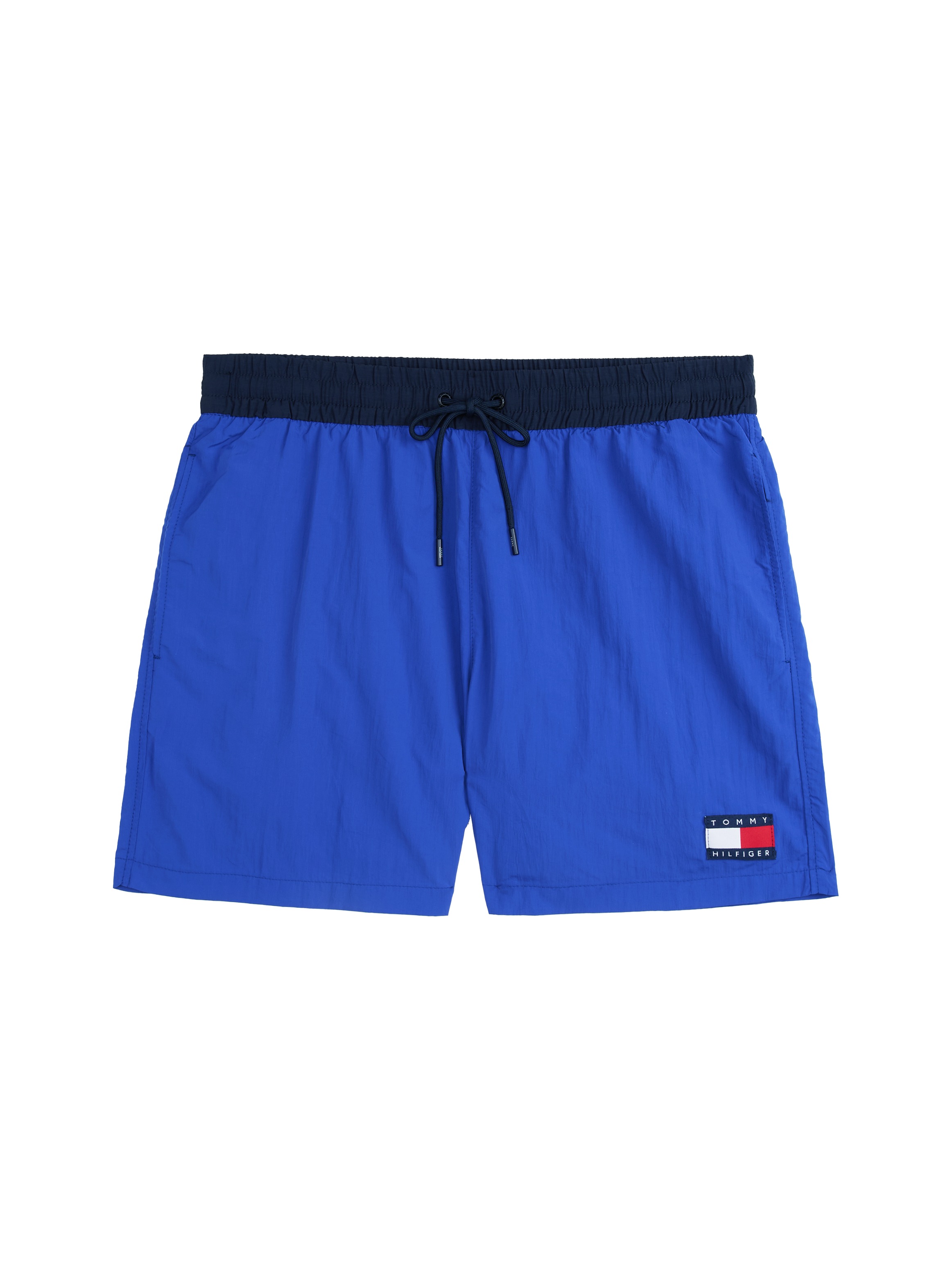 Tommy Hilfiger Swimwear Badeshorts »MEDIUM DRAWSTRING«, mit Logo-Patch, mit kontrastfarbenem Bund