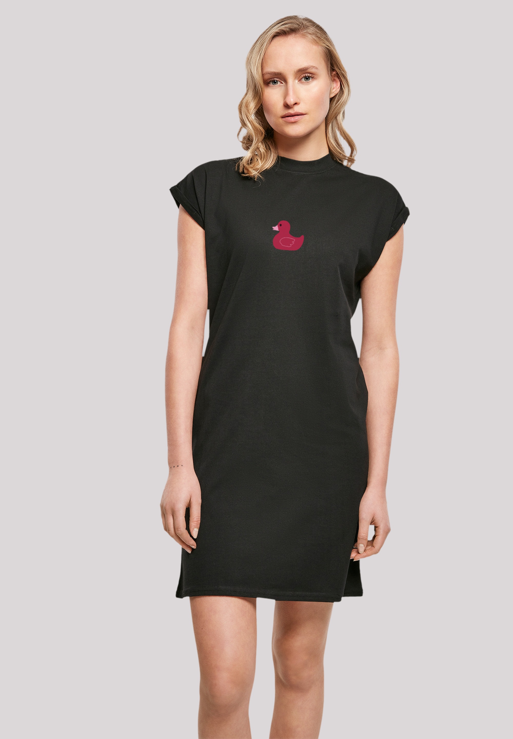 F4NT4STIC Shirtkleid »Magenta Ente«, Print