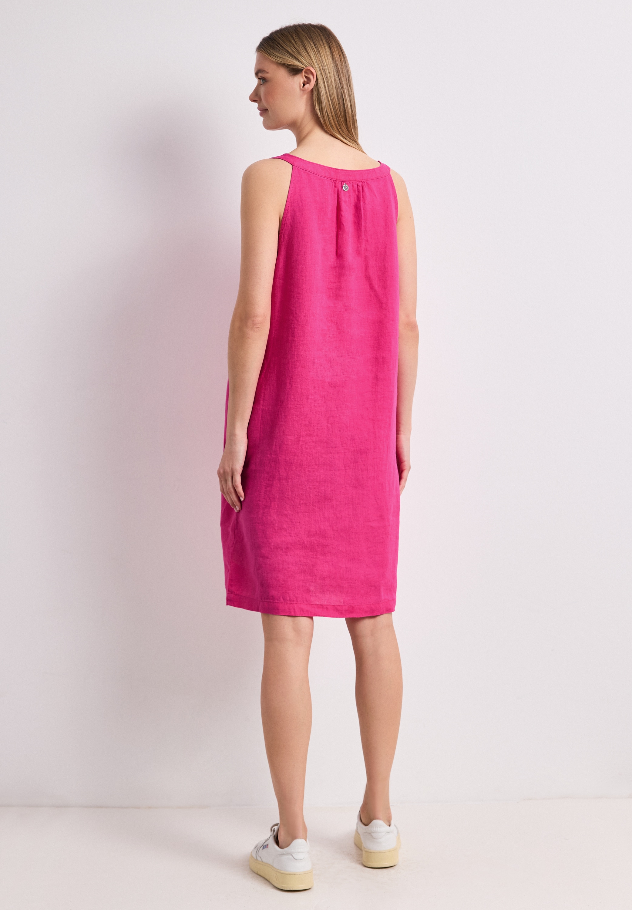 STREET ONE Sommerkleid Ohne Taschen aus Leinen