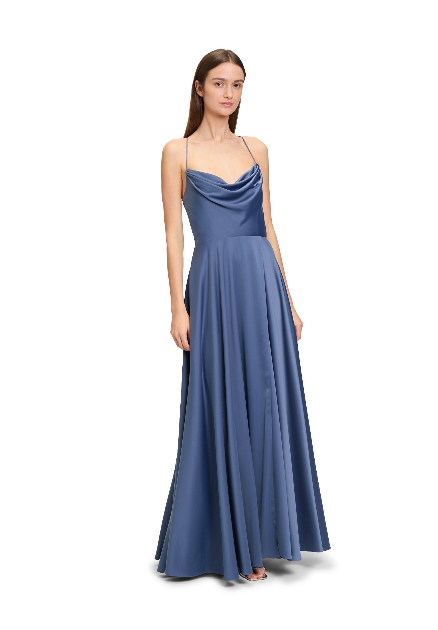 Vera Mont Abendkleid "Vera Mont Damen Abendkleid mit Wasserfallausschnitt", günstig online kaufen