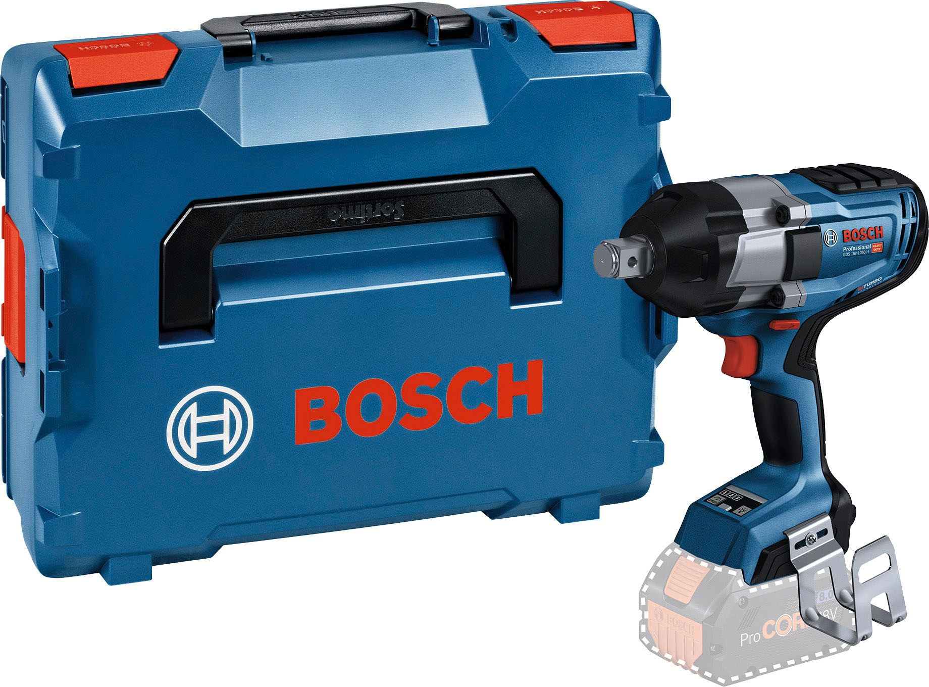 Bosch Professional Akku-Drehschlagschrauber »GDS 18V-1050 H L-B«, (Set), ohne Akku, ohne Ladegerät