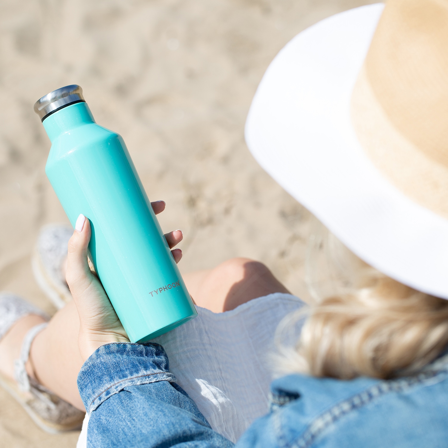 Typhoon Isolierflasche »PURE COLOUR I« Edelstahl in Trendfarbe, doppelwandig-isoliert, 0,5 Liter