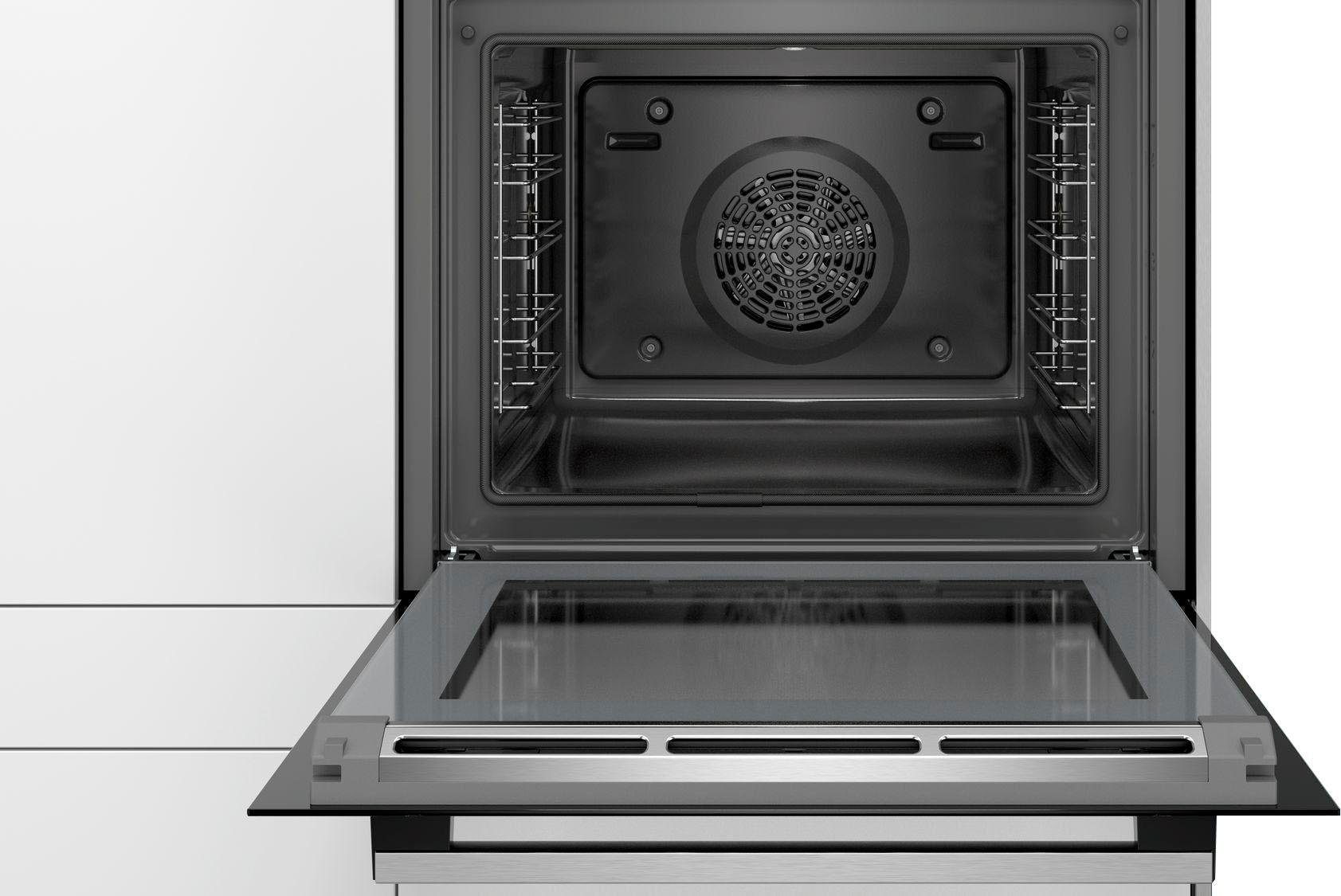 SIEMENS Einbaubackofen iQ500 »HB579GBS0«, mit Teleskopauszug nachrüstbar, Pyrolyse-Selbstreinigung