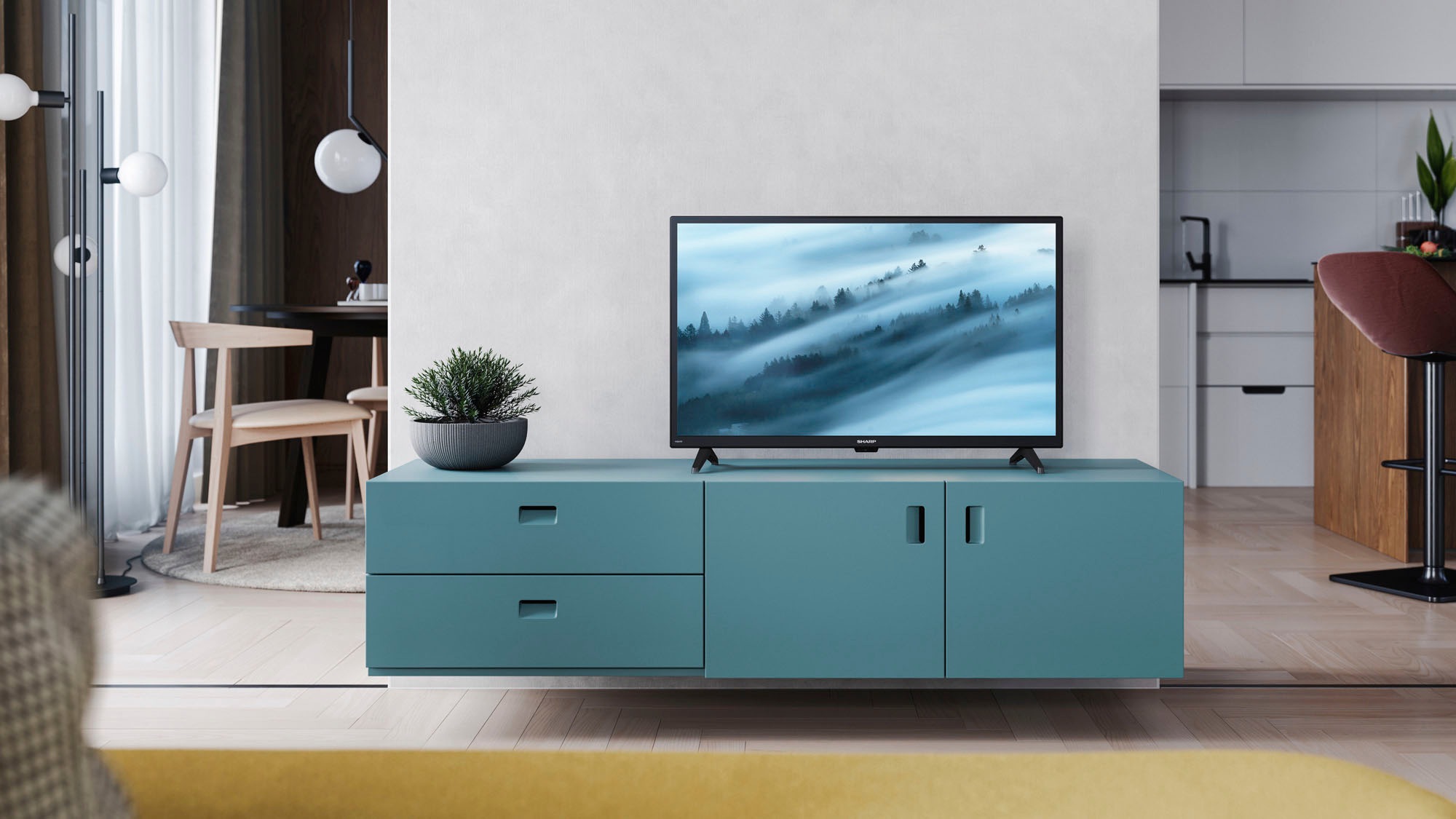 Sharp LED-Fernseher »1T-C32FEx«, HD ready, Smart-TV