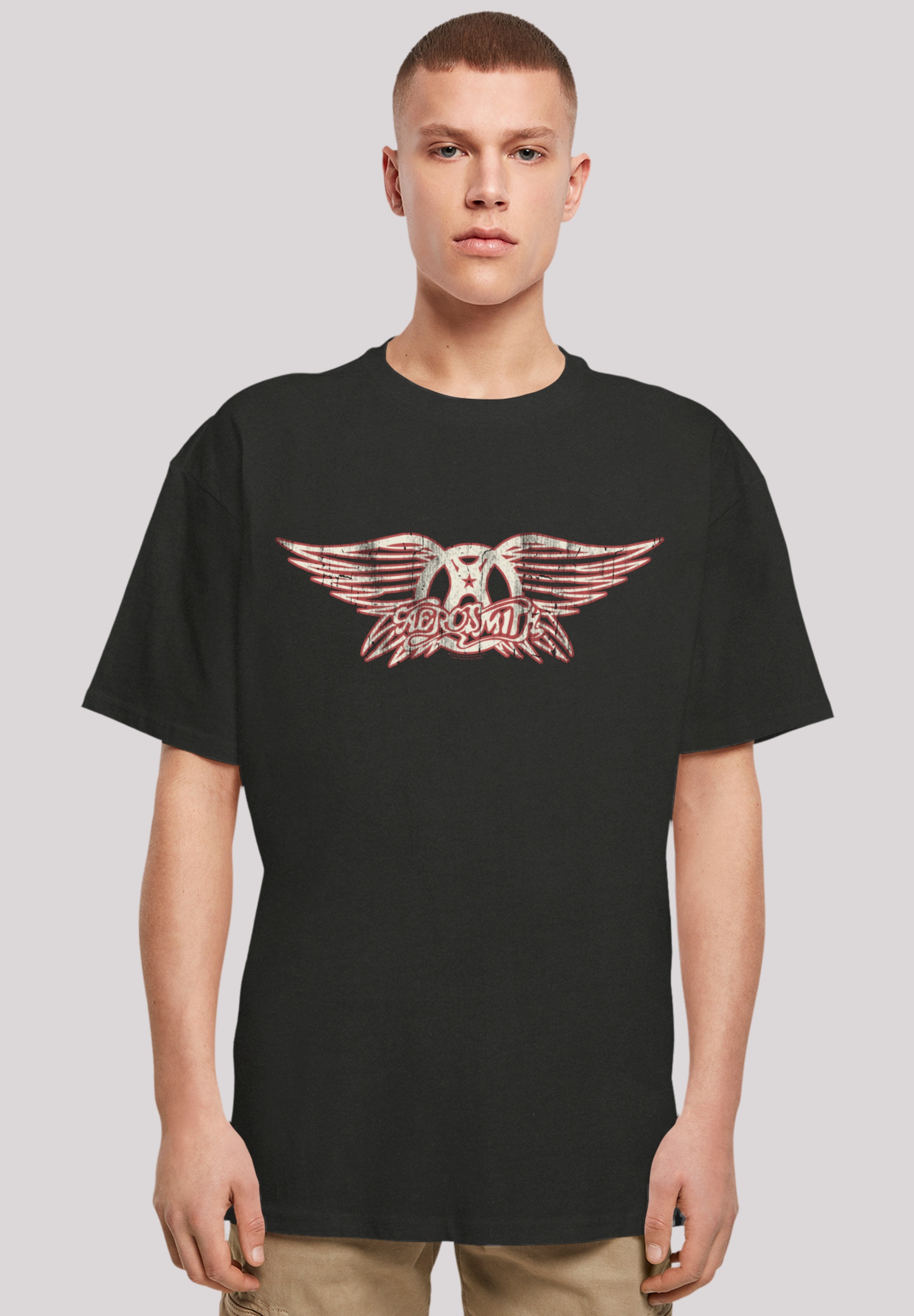 F4NT4STIC T-Shirt »Aerosmith Rock Band Logo«, Premium Qualität, Rock-Musik, Band