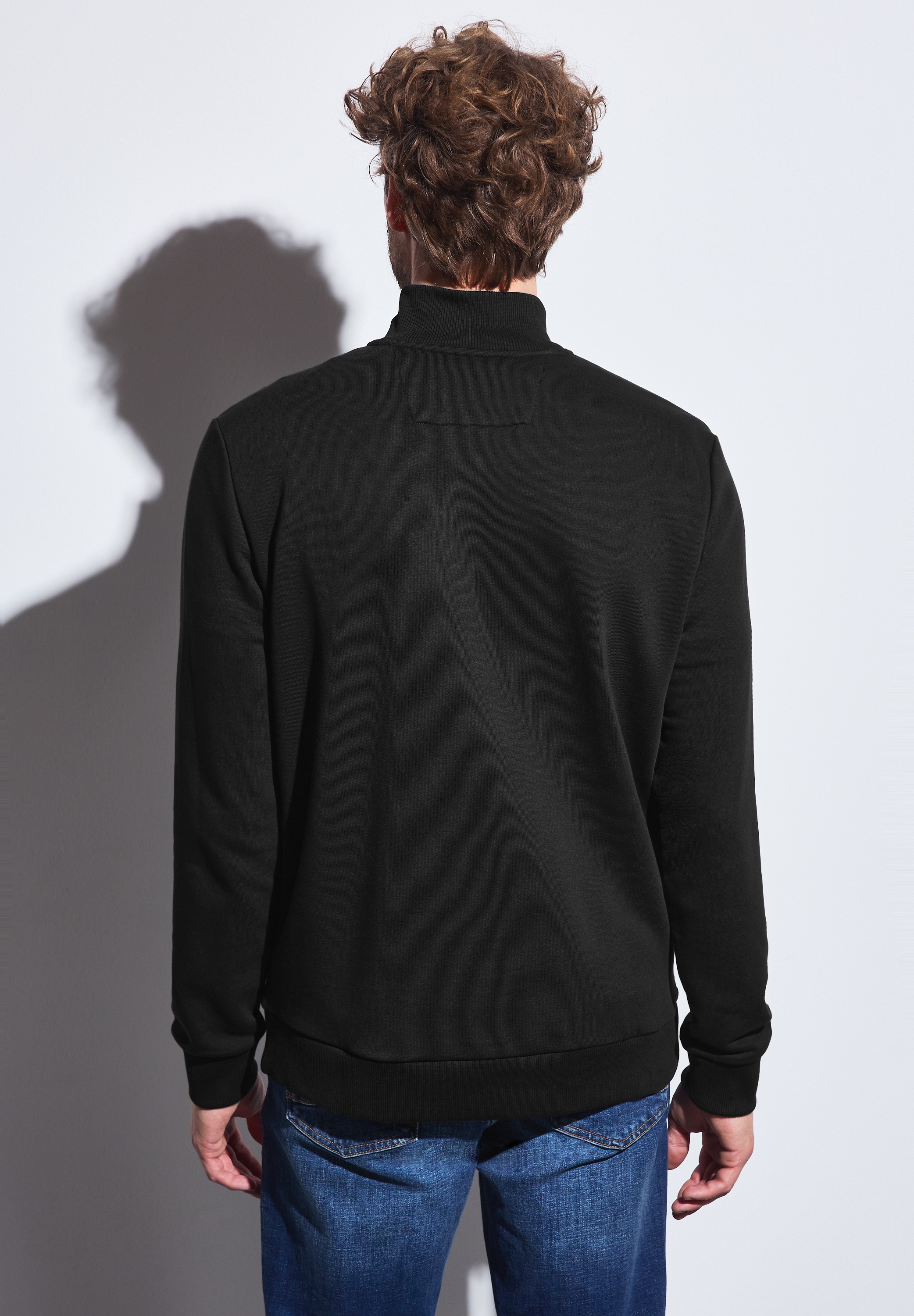 STREET ONE MEN Rollkragenpullover, mit Struktur-Muster