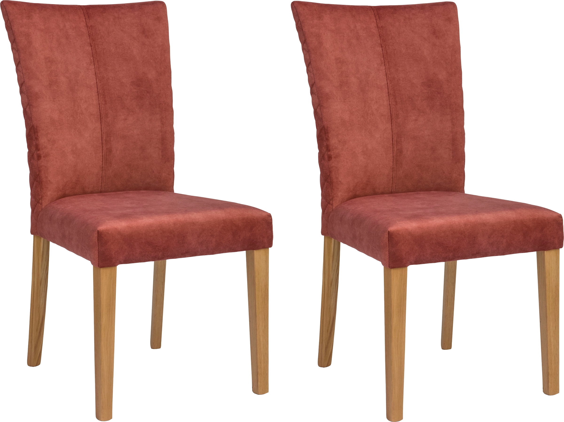 Leonique Esszimmerstuhl "Vence" (Set) 2 Stk.mit Rautensteppung in der Rücke günstig online kaufen