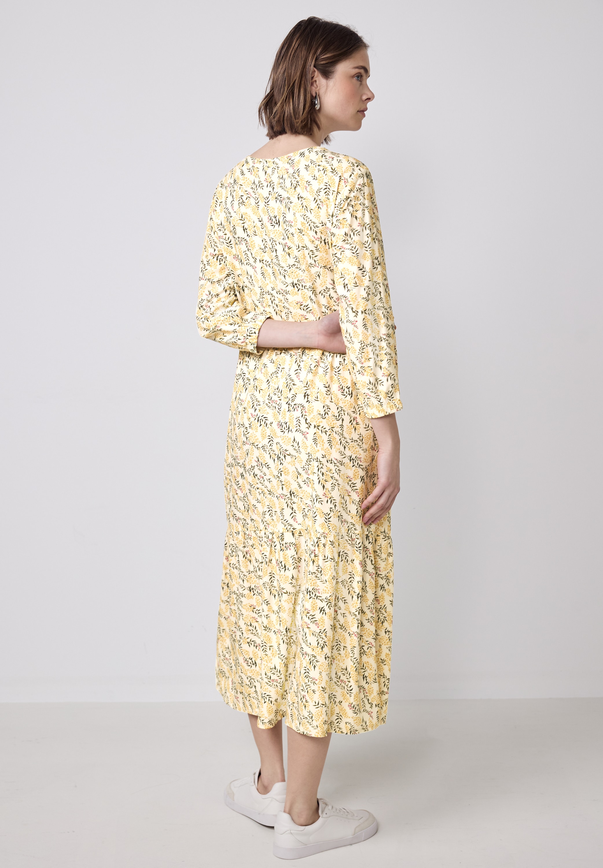 STREET ONE STUDIO Midikleid, mit allover Blumenprint