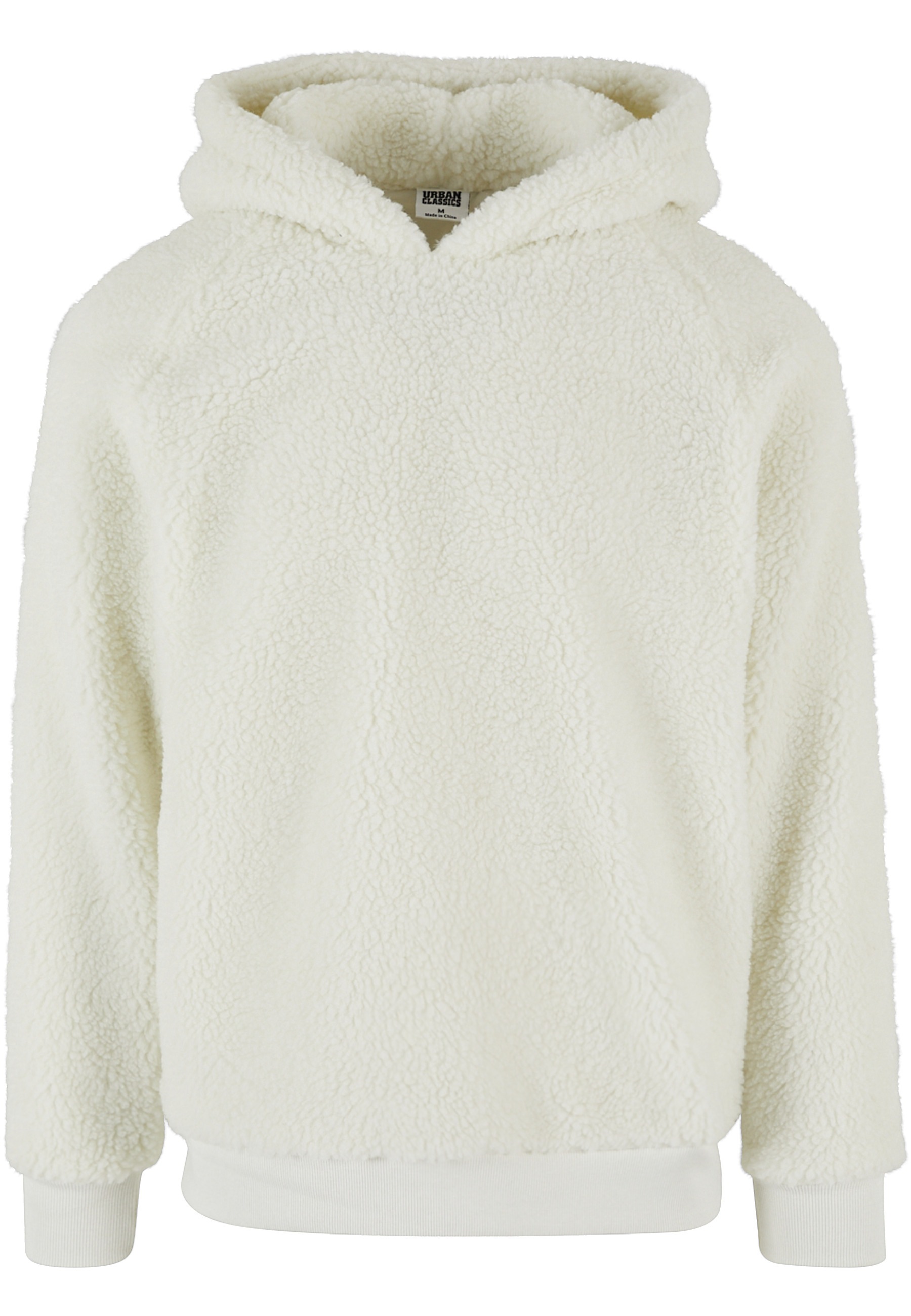 URBAN CLASSICS Rundhalspullover "Urban Classics Herren Sherpa Hoody" 1 Stk. günstig online kaufen