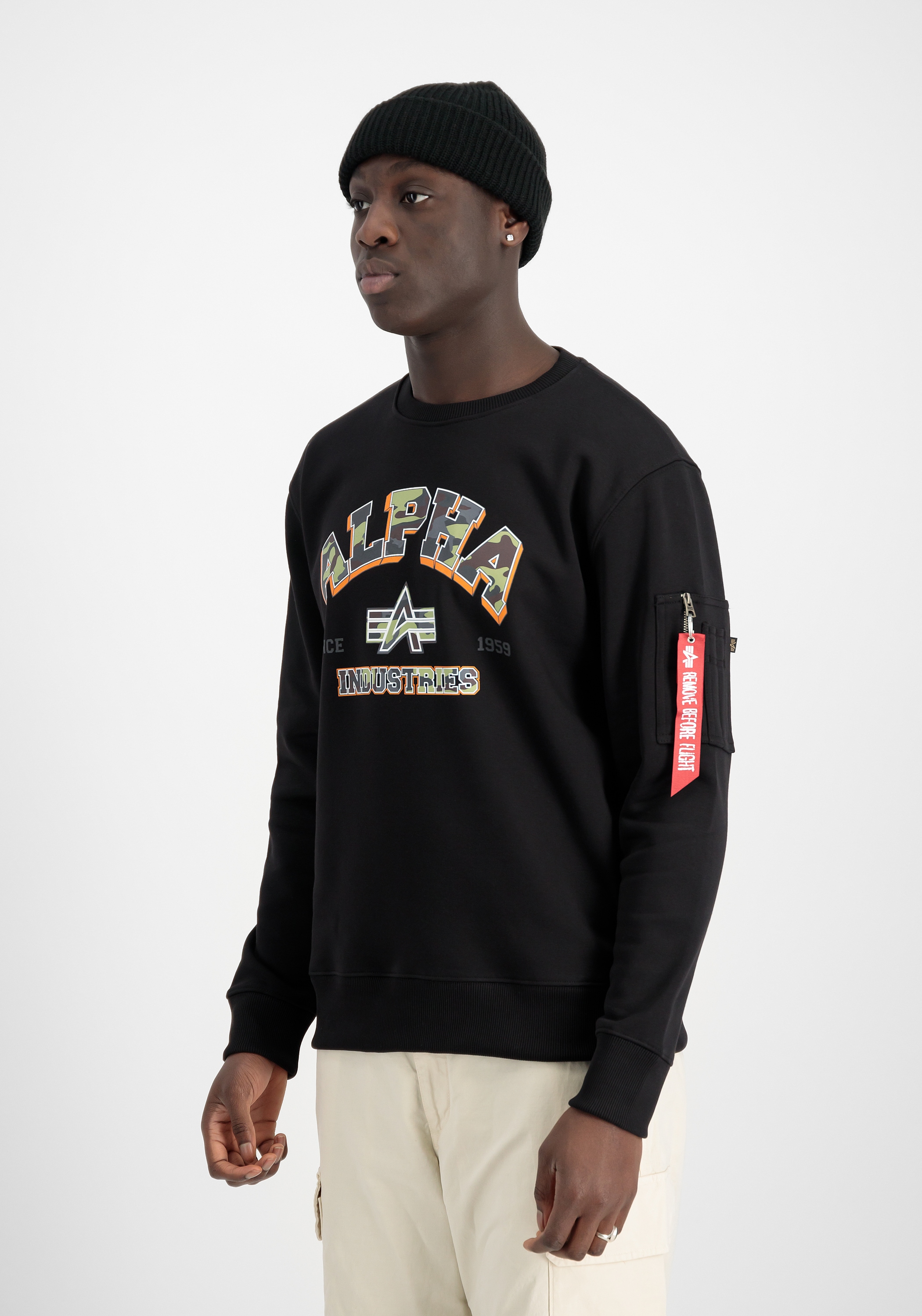 Alpha Industries "College Camo Sweatshirt"