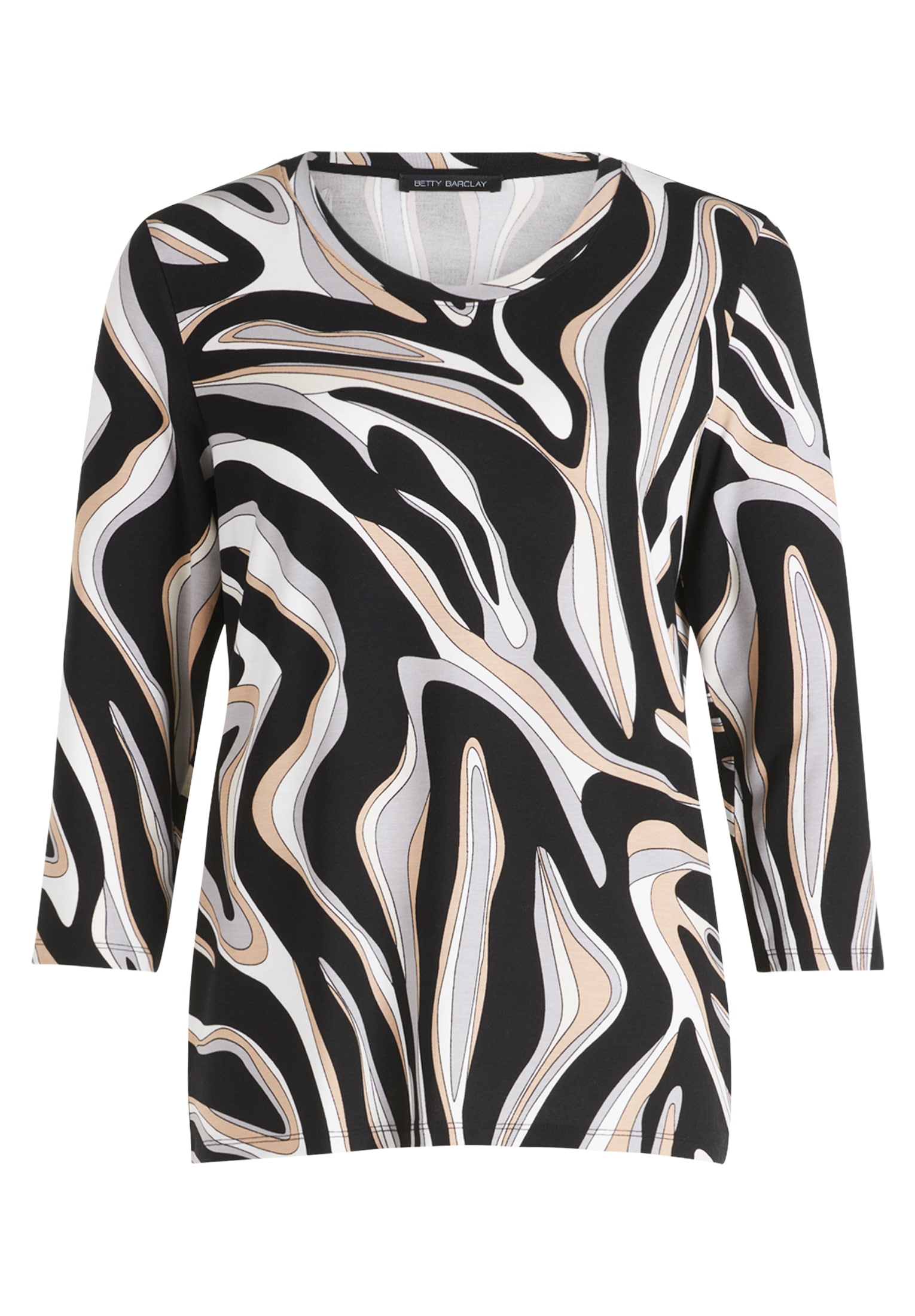 Betty Barclay 3/4-Arm-Shirt »Betty Barclay Damen Basic Shirt mit Print«, (1 tlg.), Druck