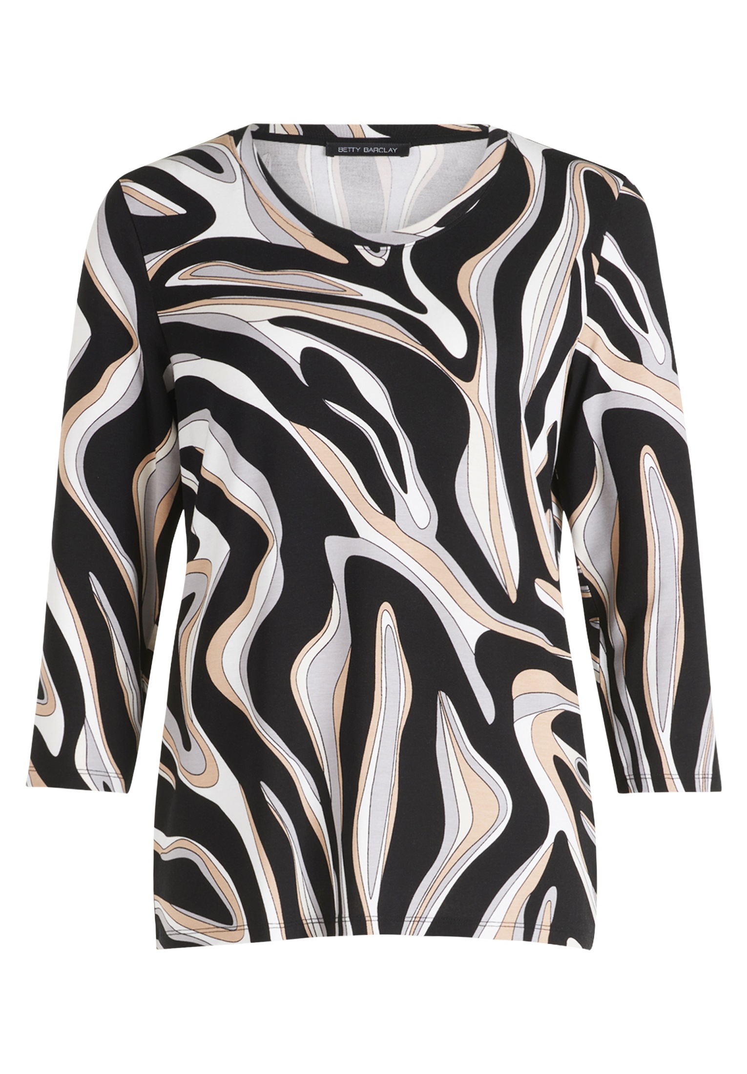 Betty Barclay 3/4-Arm-Shirt "Betty Barclay Damen Basic Shirt mit Print", (1 günstig online kaufen