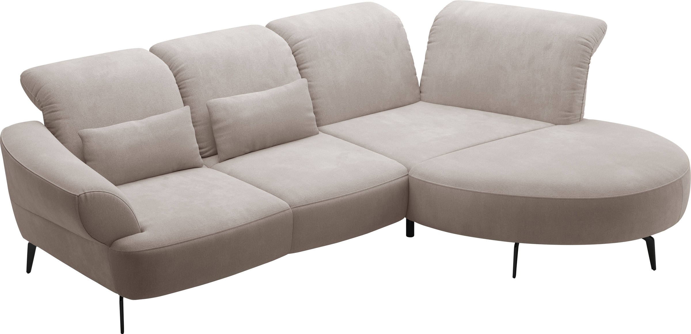 sit&more Ecksofa »Dance«, inkl.System Click&Seat und Sitztiefenverstellung
