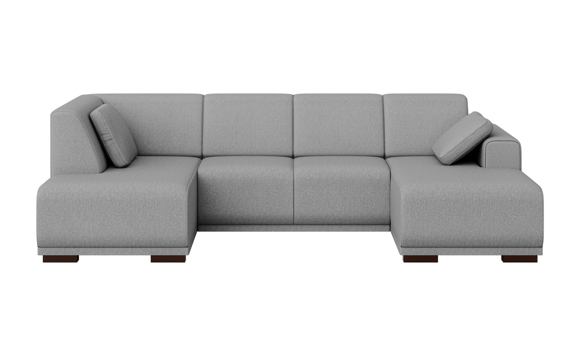 Home affaire Wohnlandschaft »BORNHOLM U-Form mit Recamiere rechts/links, B/T/H: 300/162/85 cm«, U-Form mit Wellenunterfederung, Recamiere rechts oder links bestellbar
