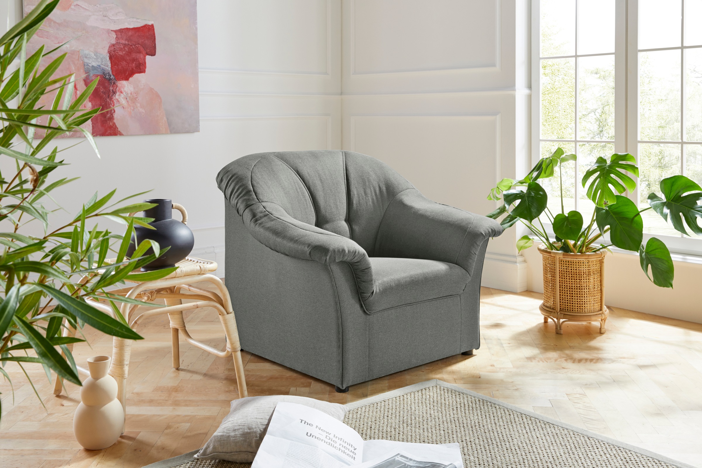 DOMO collection Sessel "Pegnitz zeitlos, elegant und bequem" günstig online kaufen