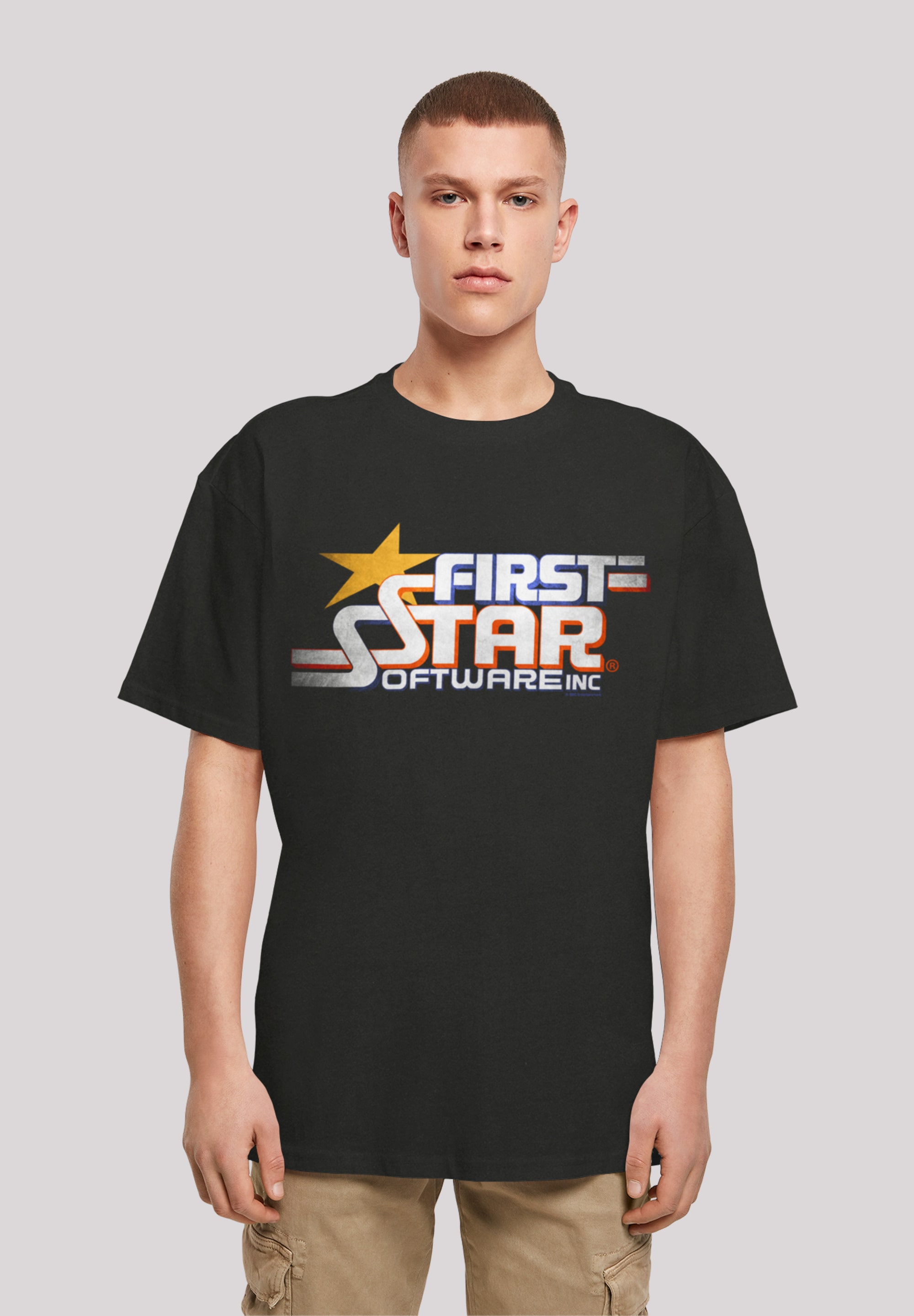T-Shirt »FIRSTSTAR Inc Retro Gaming SEVENSQUARED«, Print
