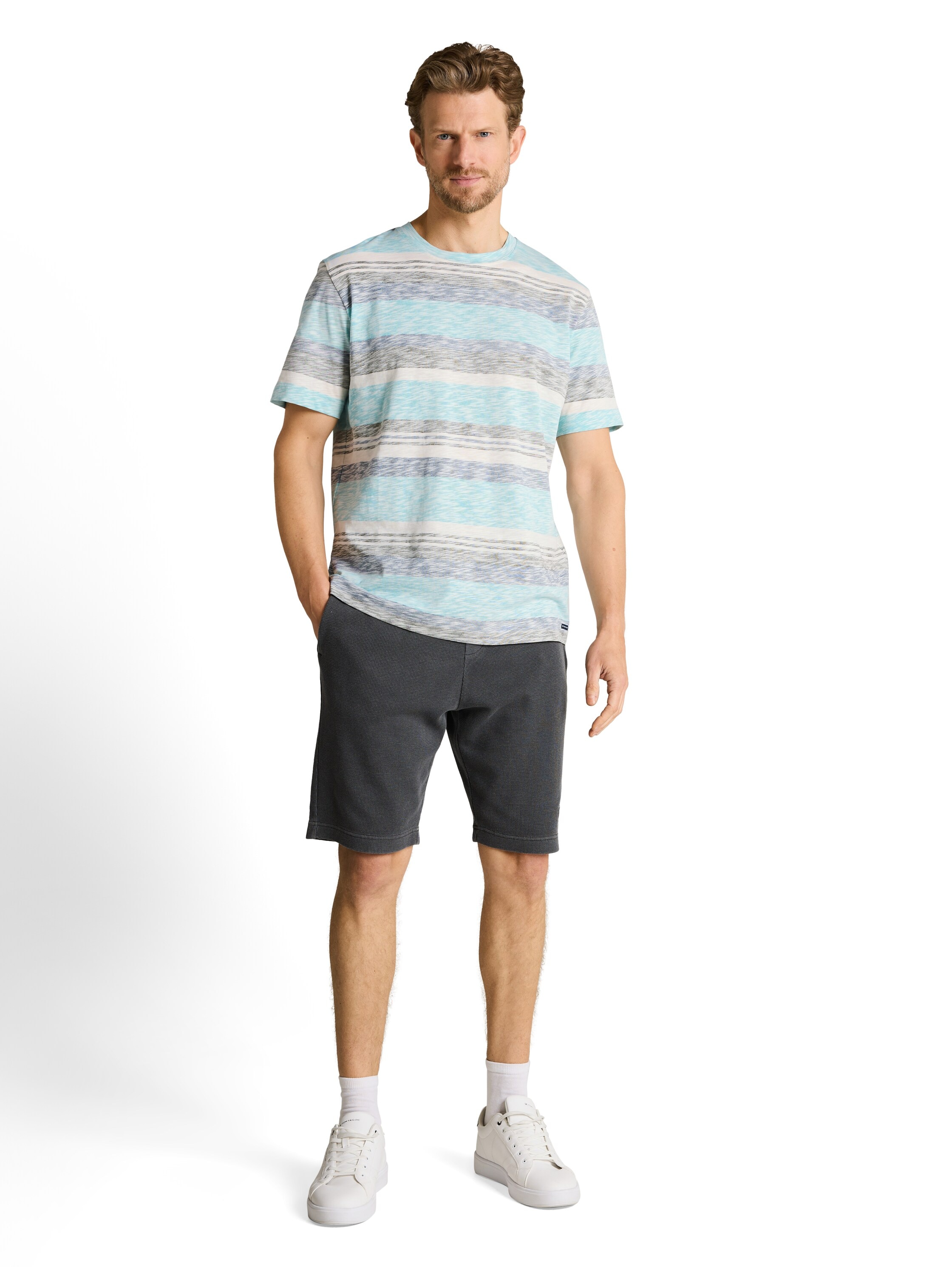 TOM TAILOR Kurzarmshirt im Streifen-Design
