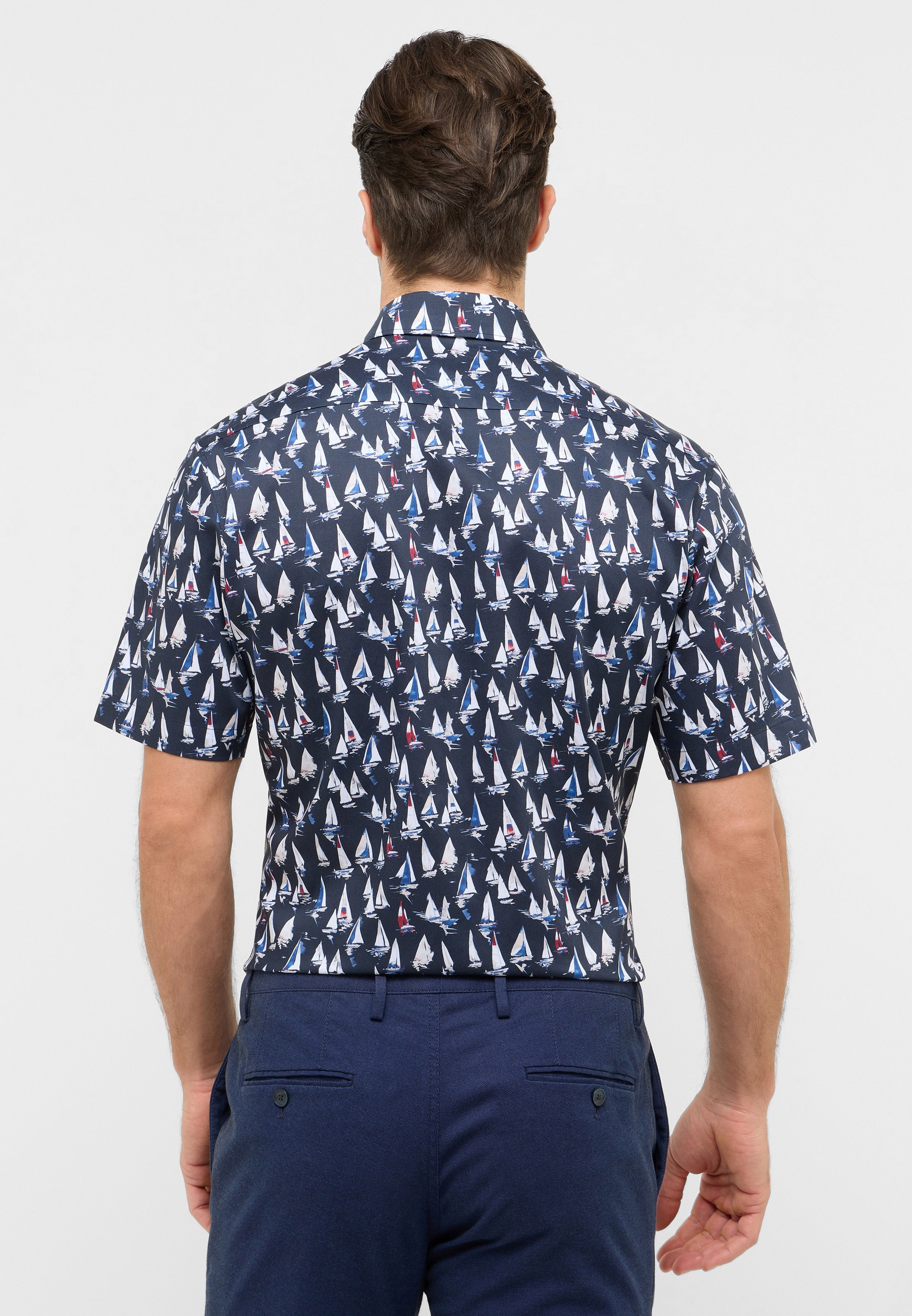 Eterna Kurzarmhemd "MODERN FIT" NON IRON (bügelfrei) günstig online kaufen