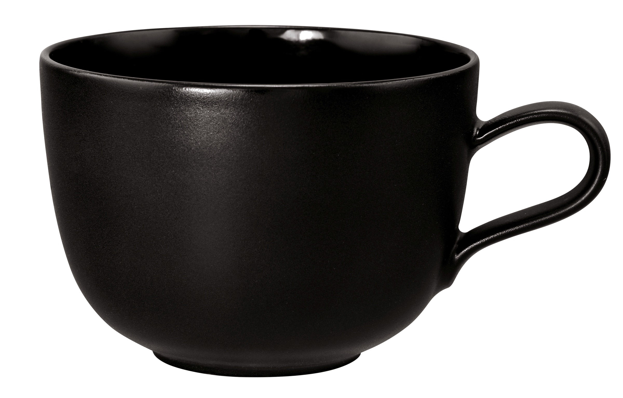 Seltmann Weiden Tasse "Liberty - Velvet Black" Milchkaffeeobertasse 0,38 l günstig online kaufen