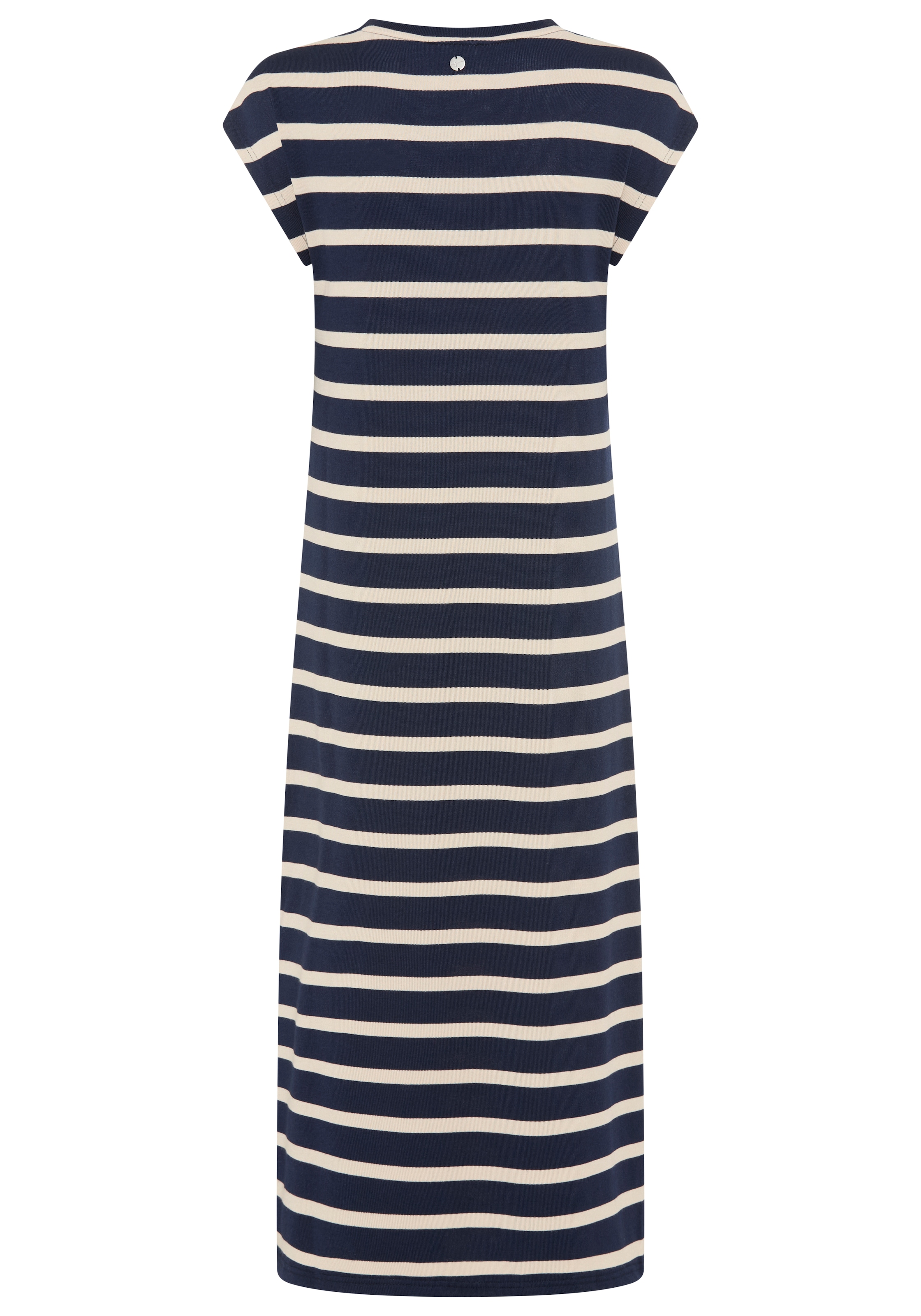 Tamaris Strickkleid mit lässigem Schnitt und seitlichen Schlitz