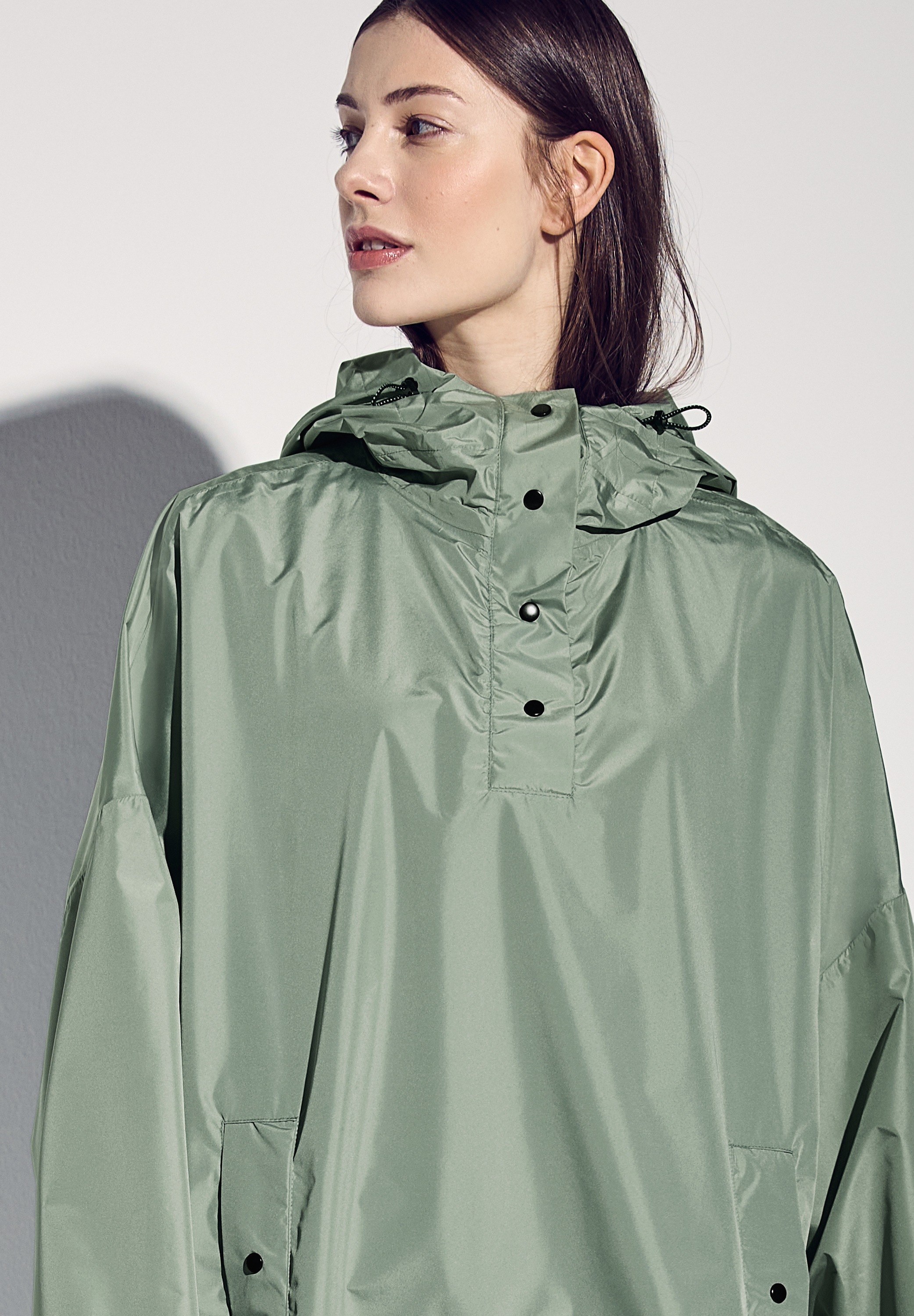 STREET ONE Regen- und Matschjacke, mit Kapuze, wasserabweisend