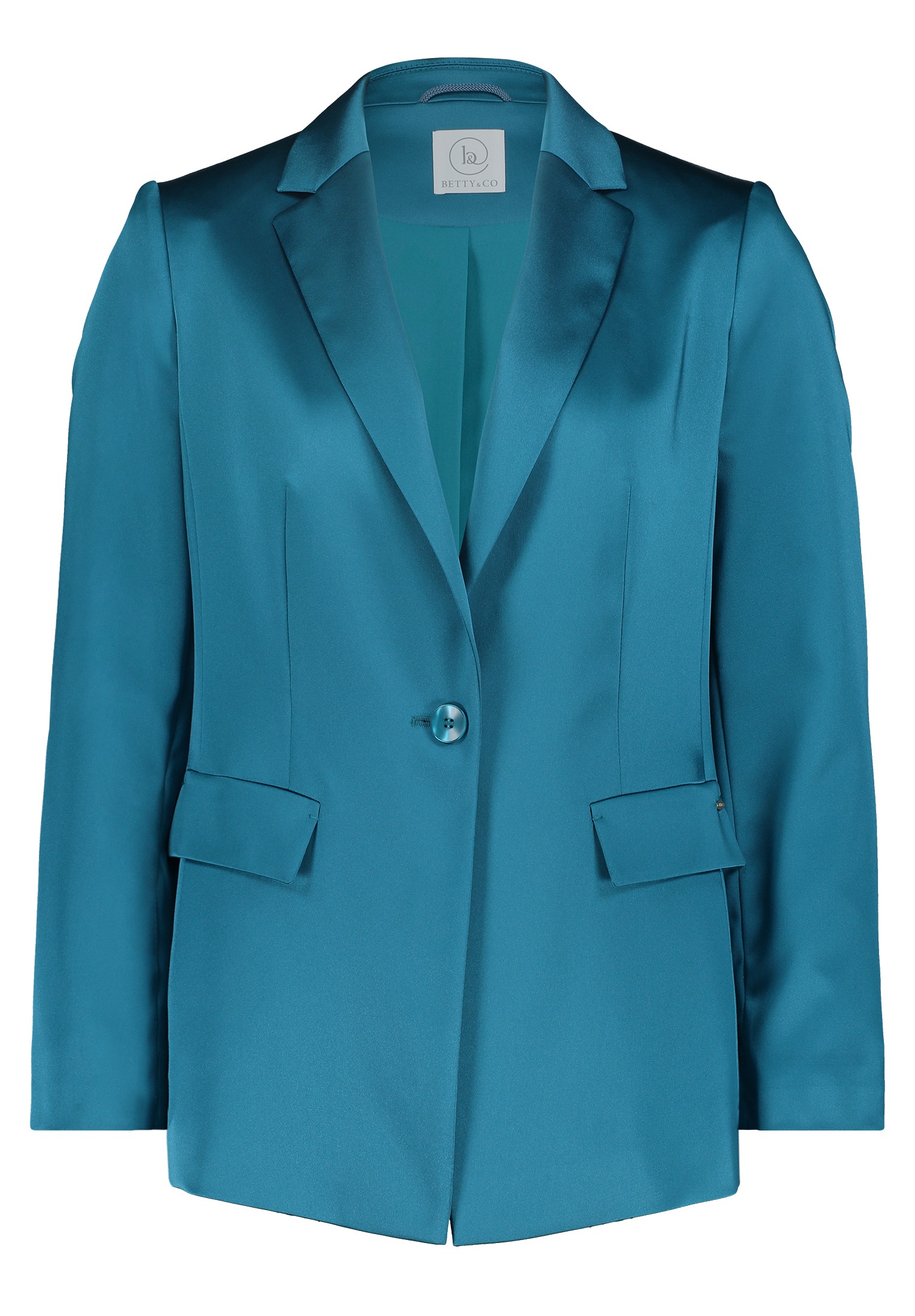 Betty&Co Longblazer »Betty & Co Businessblazer mit Taschen«, Material