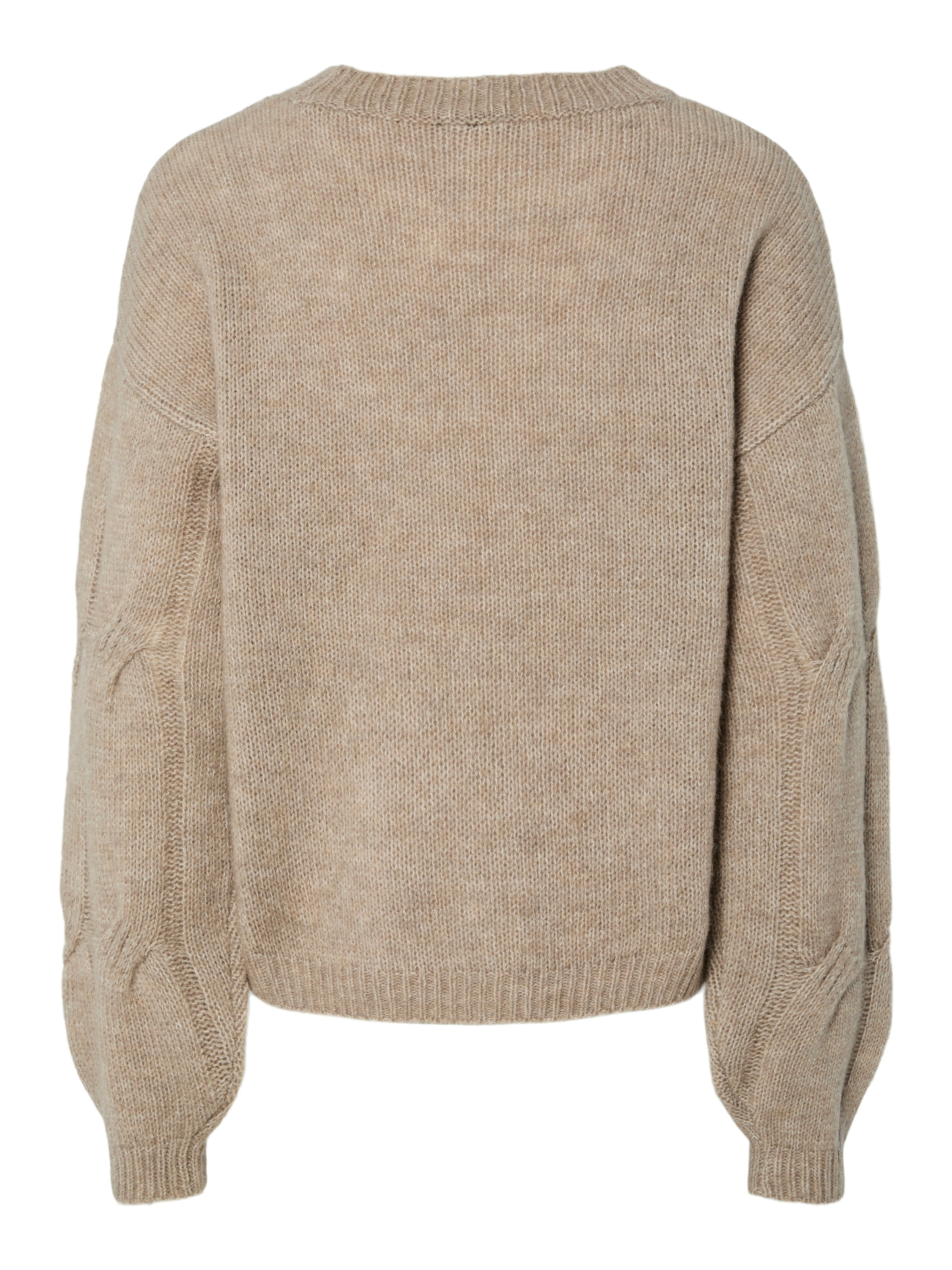 pieces Strickpullover "PCJENNA LS O-NECK CABLE KNIT NOOS BC" günstig online kaufen