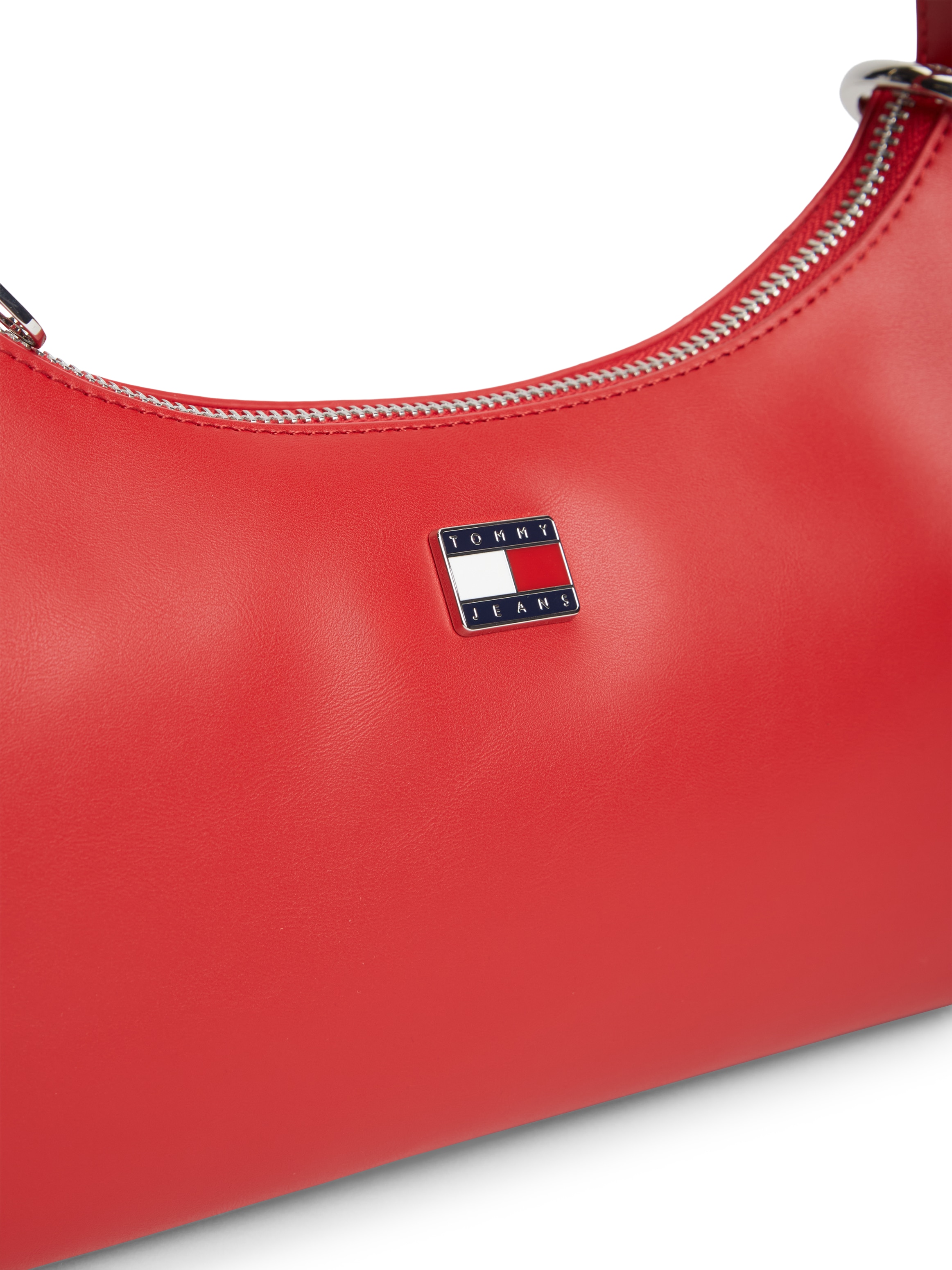 Tommy Jeans Schultertasche »TJW CITY CHARM SHOULDER BAG« Damen Schultertasche, Henkeltasche mit farbigem Schmuckelement