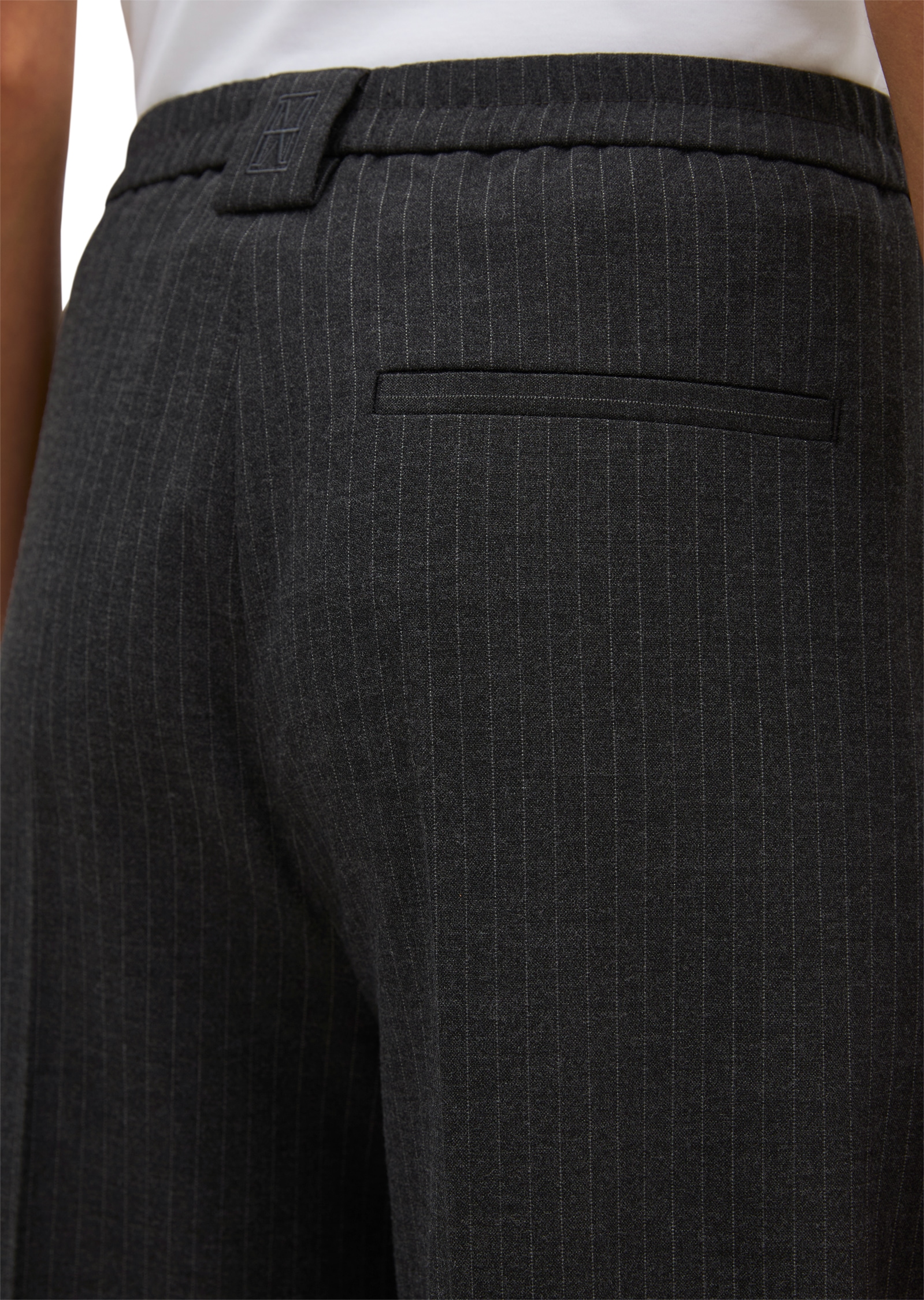 Marc O'Polo Webhose  in Woll-Optik, mit lässig langen Beinen
