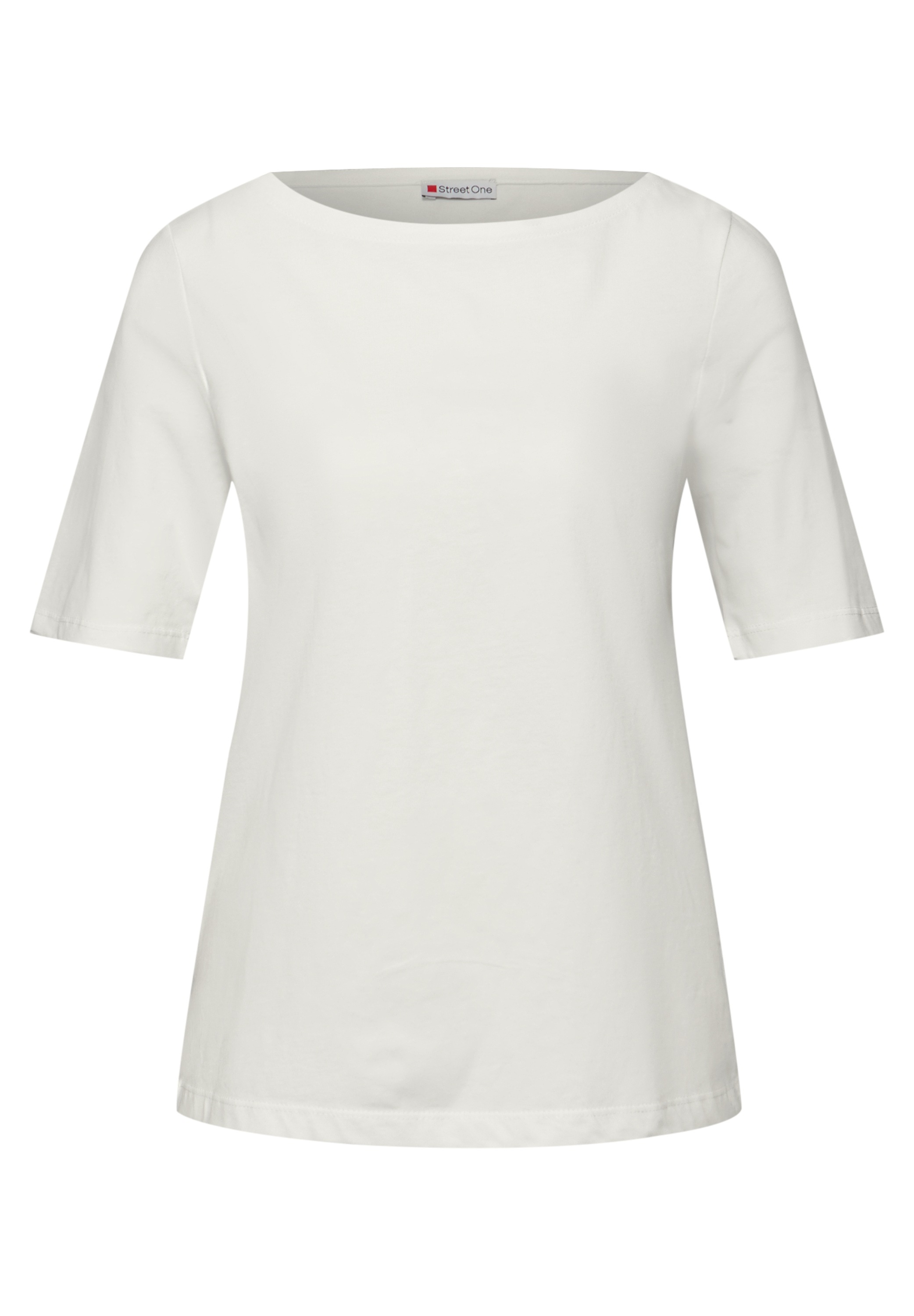 STREET ONE T-Shirt mit U-Boot-Ausschnitt