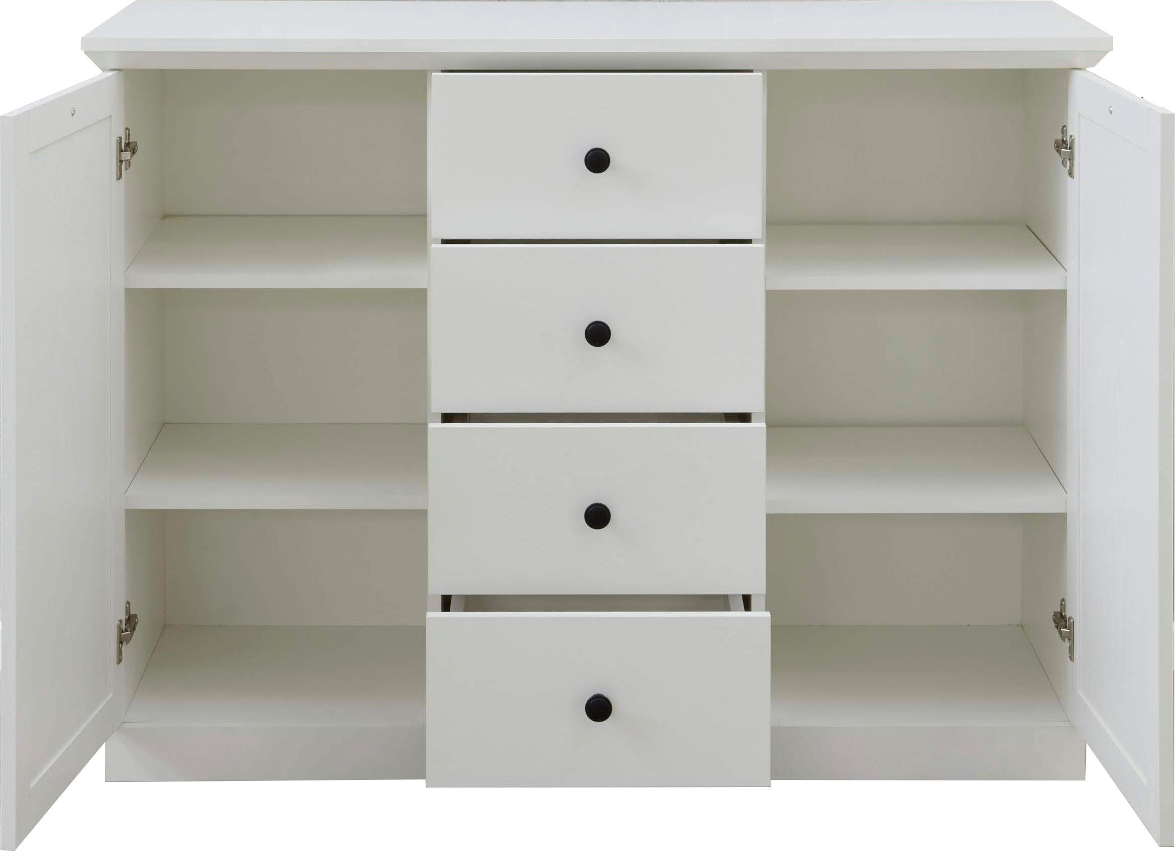 Home affaire Sideboard »Örebro«, Kommode, zeitloser Landhausstil, mit Vollauszug