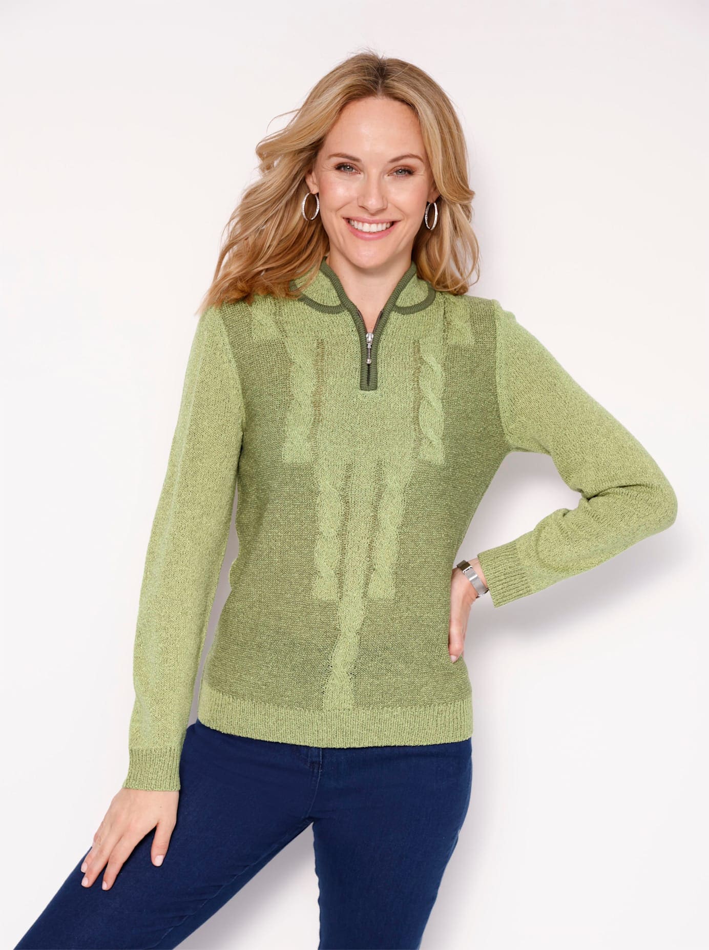 Classic Basics Stehkragenpullover "Stehkragen-Pullover" günstig online kaufen