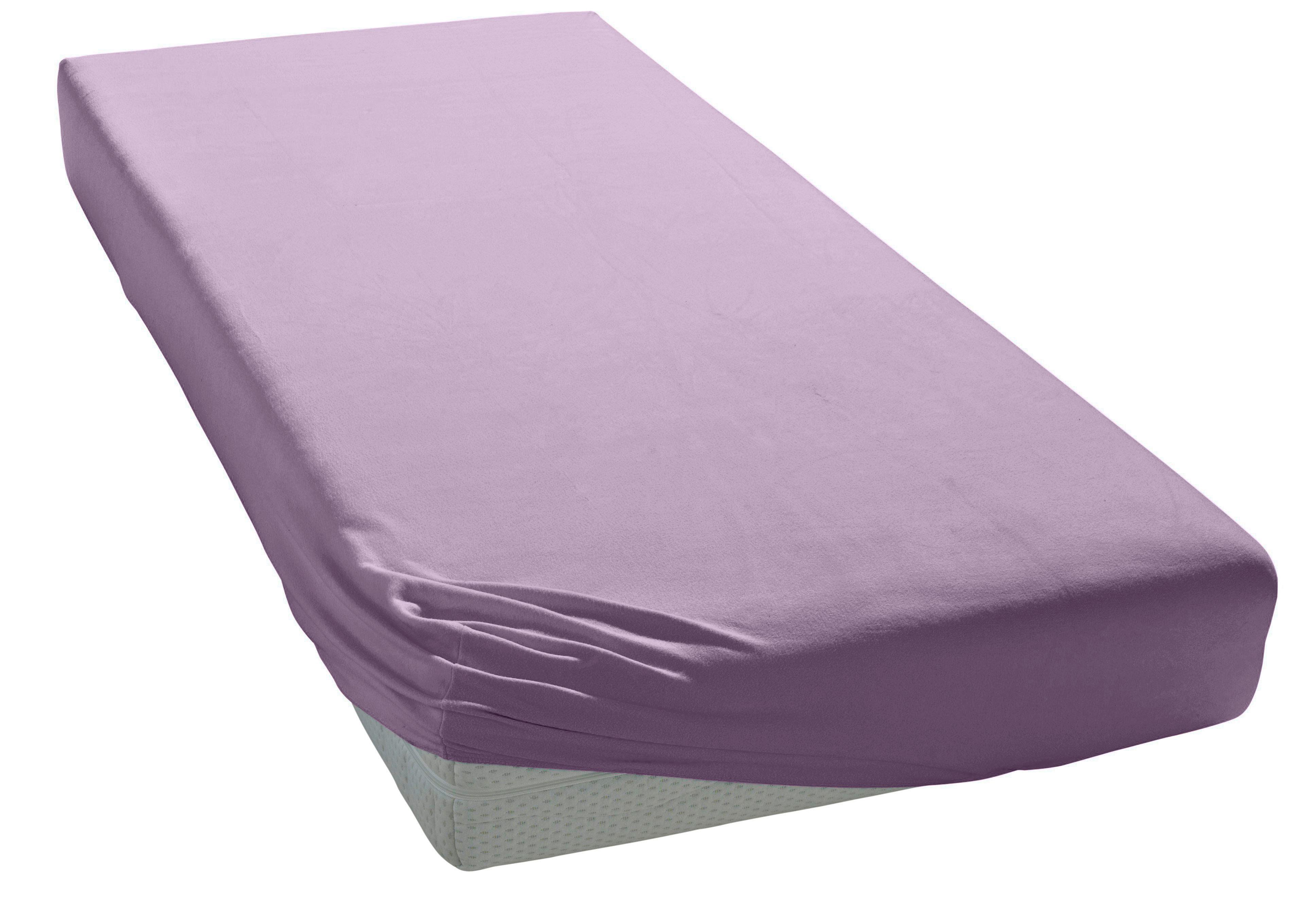 Elegante Spannbettlaken "Mako-Jersey" in hochwertiger Qualität mit Elasthan-Anteil