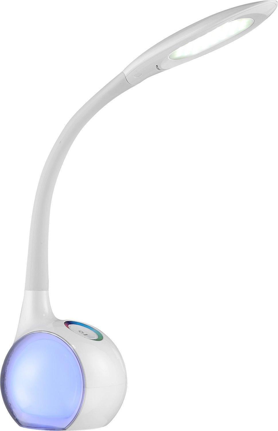 GLOBO LIGHTING LED Schreibtischlampe »TARRON« LED-Modul 1 Stk. Kaltweiß Farbwechsel Rot-Grün-Blau, Tischleuchte, Büroleuchte