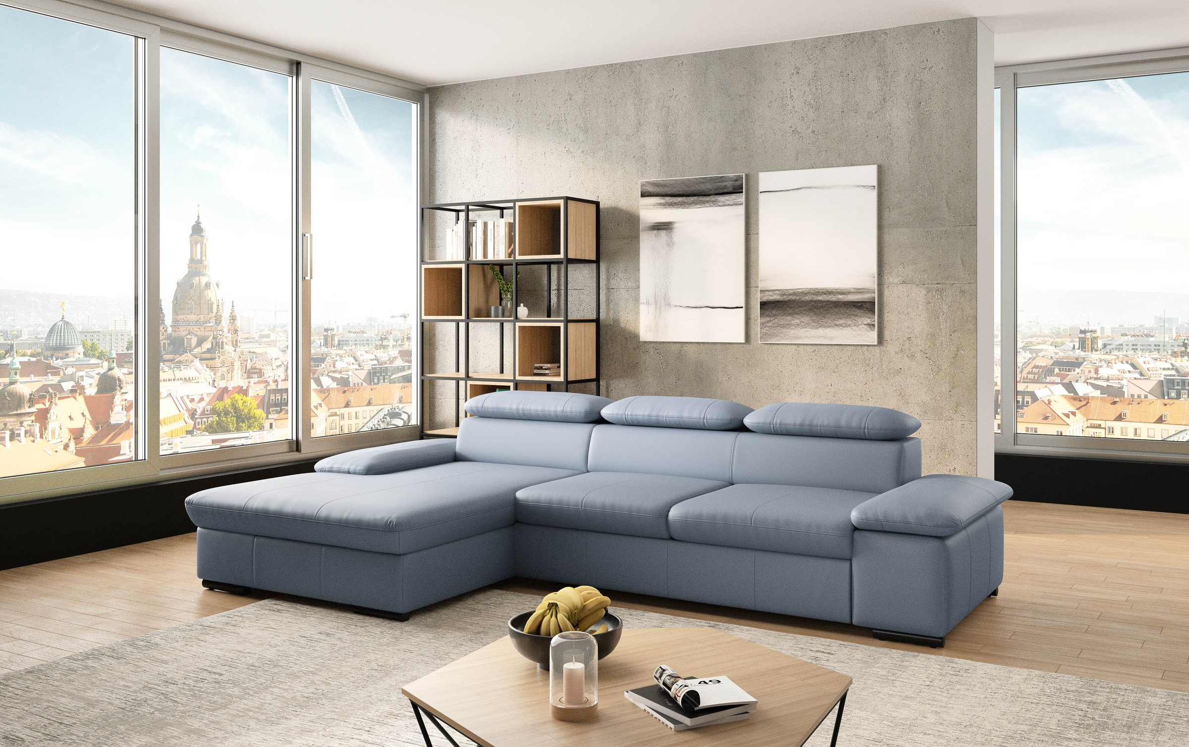 sit&more Ecksofa "Alcudia L-Form" wahlweise mit Bettfunktion günstig online kaufen