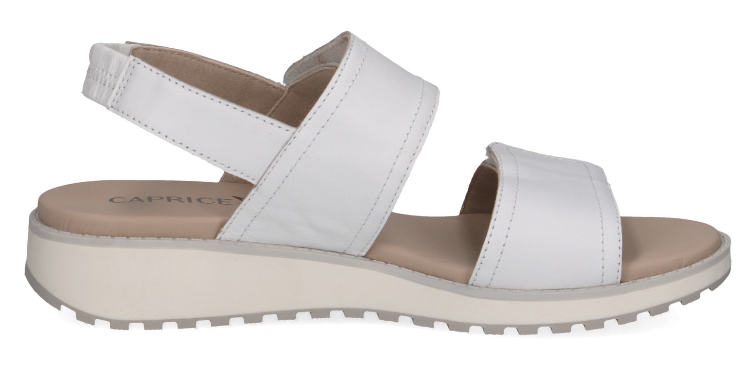 Caprice Keilsandalette, Riemchensandale, Bequemschuh, Sommerschuh mit Gummizug