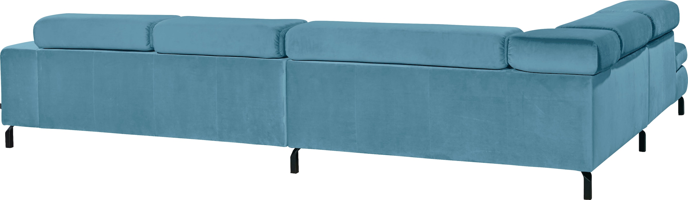 GALLERY M branded by Musterring Ecksofa »Felicia Due L-Form«, Wahlweise mit Sitzvorzug, inkl. Kopfteilverstellung, Sitzhöhe 40 cm