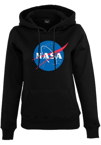 MisterTee Rundhalspullover »MisterTee Damen Ladies NASA Insignia Hoody«, (1 tlg.)