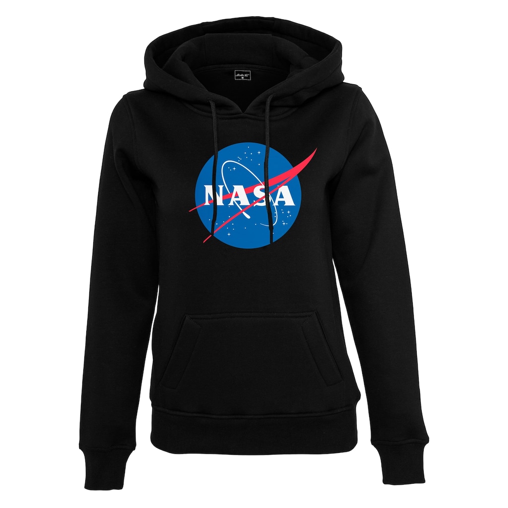 MisterTee Rundhalspullover »MisterTee Damen Ladies NASA Insignia Hoody«, (1 tlg.)