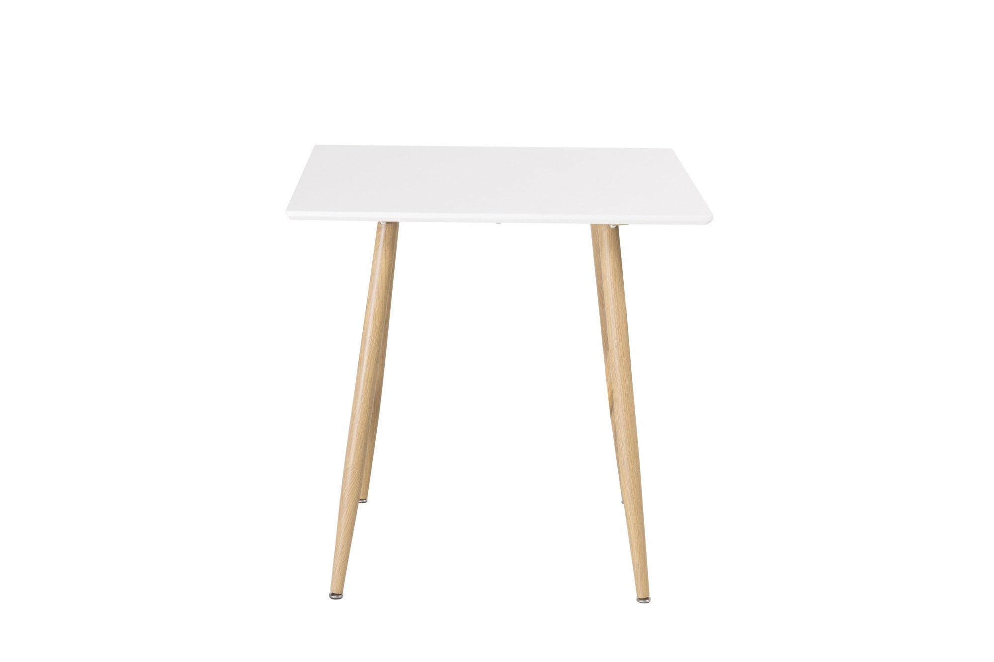 Venture Home Esstisch "Polar, runder Esstisch in Eichenholz-Optik, modern, Ø 90 cm" Esszimmertisch, MDF, Stahlbeine, quadratisch, kompakt, modern