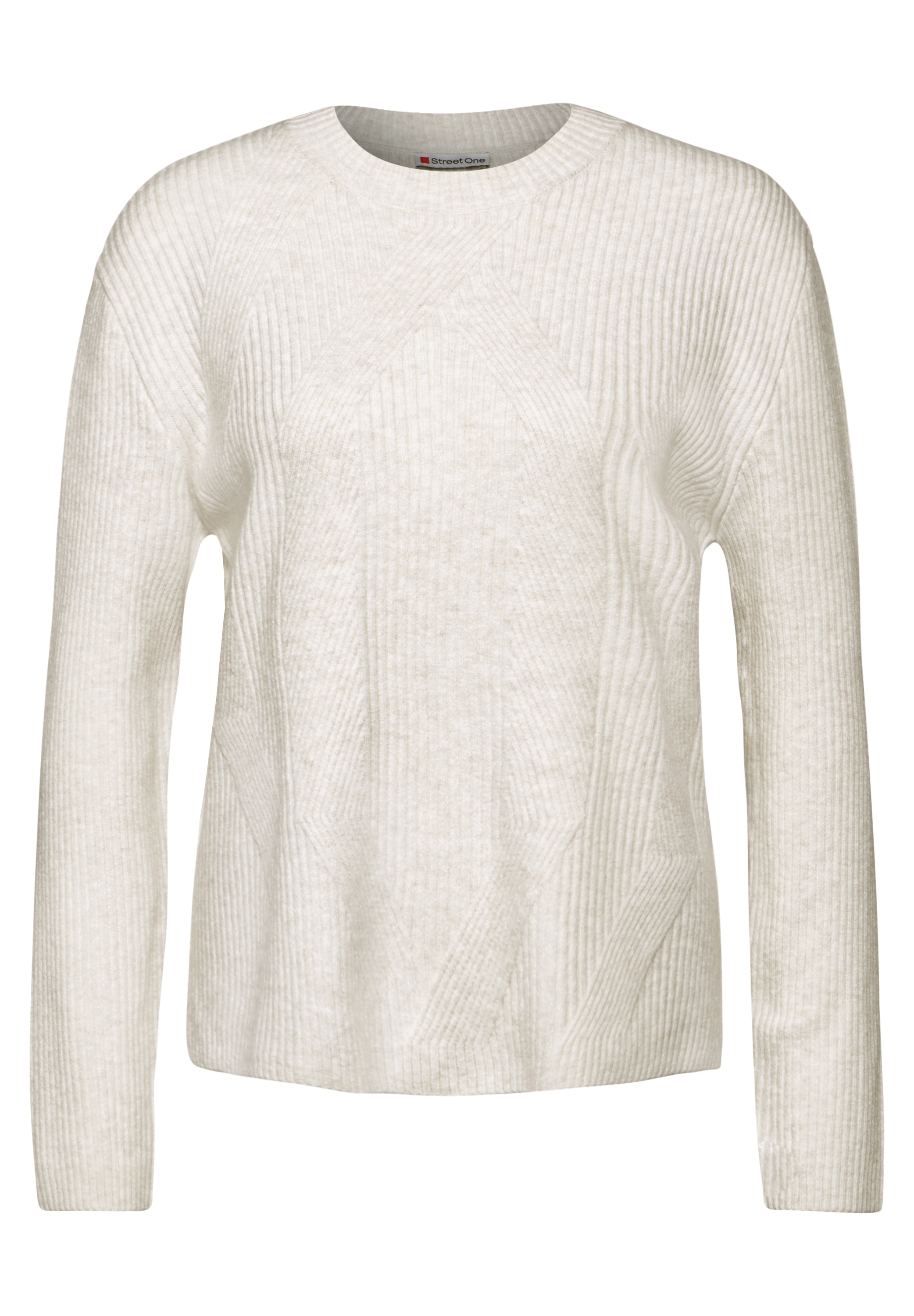 STREET ONE Strickpullover, mit Stehkragen